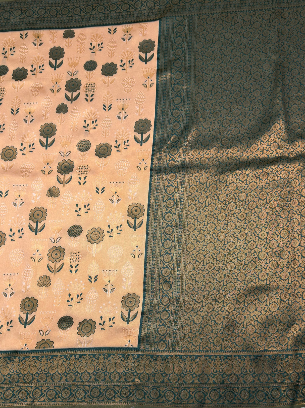MIMOSA Saree Saree — pallu and zari work detail
