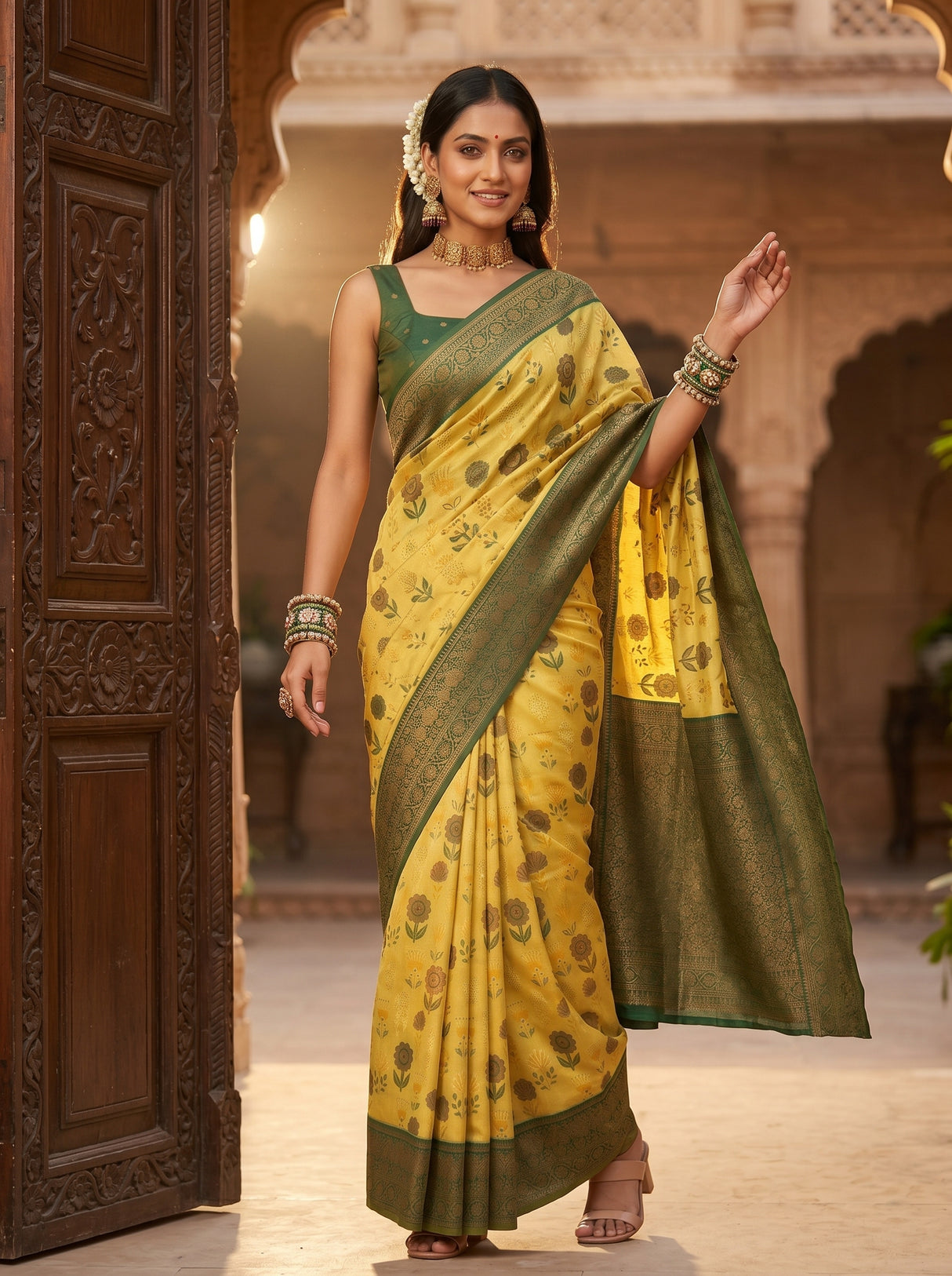 MIMOSA Saree Saree — pose 9 styling detail