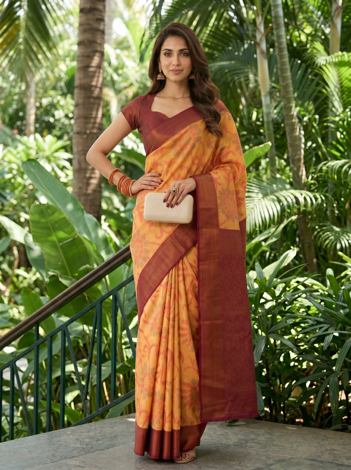 MIMOSA Saree Saree — pose 4 styling detail