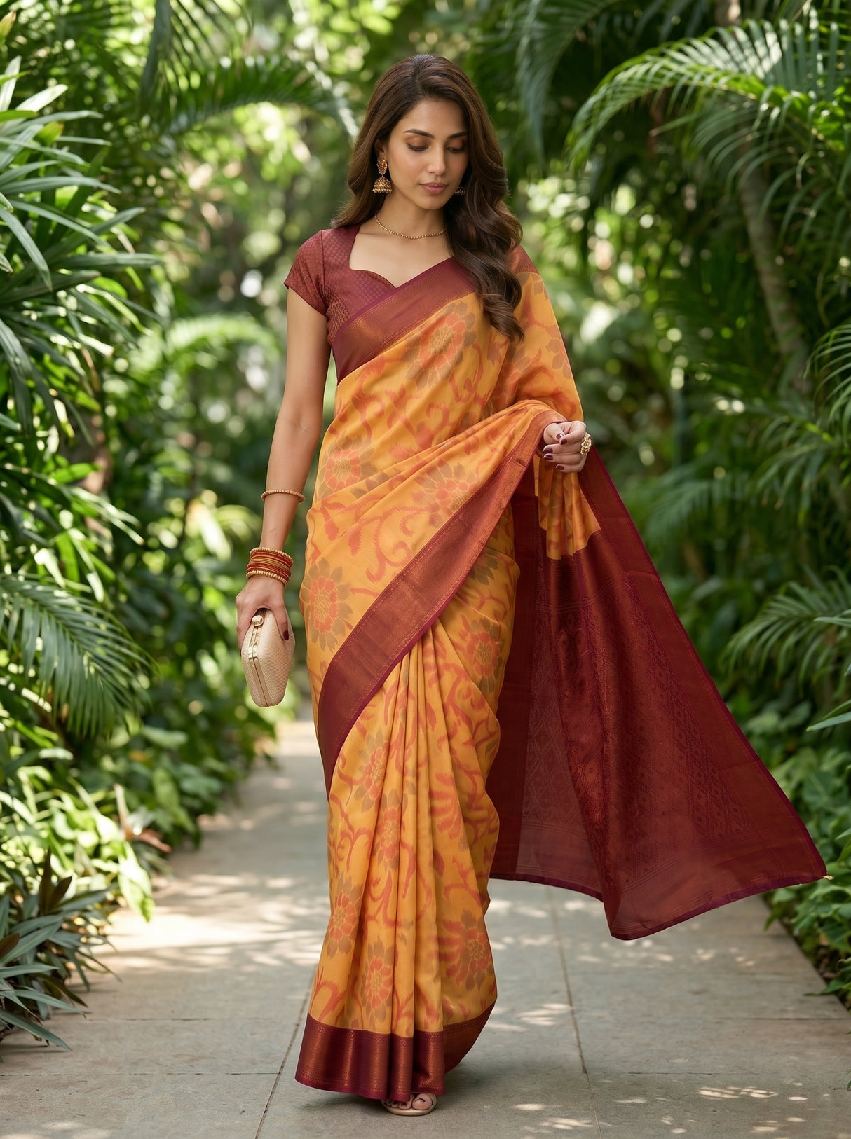 MIMOSA Saree Saree — pose 6 styling detail