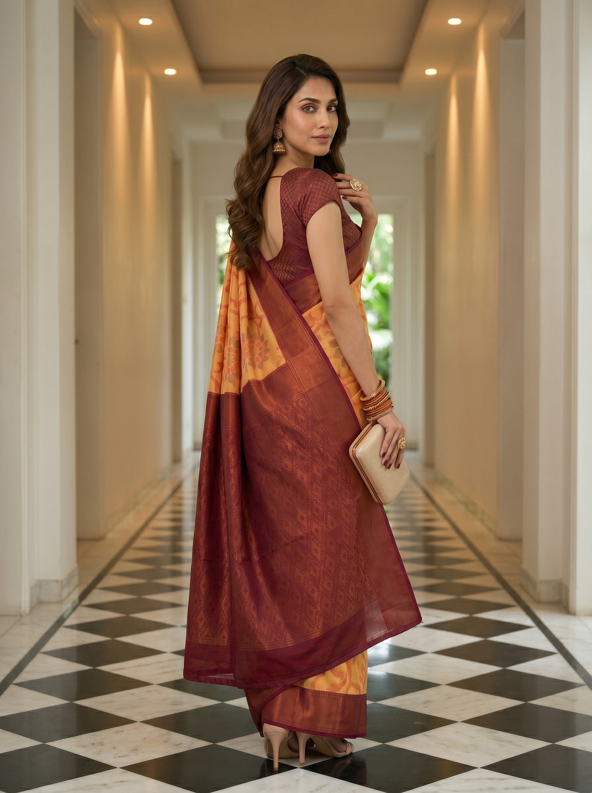 MIMOSA Saree Saree — pose 7 styling detail