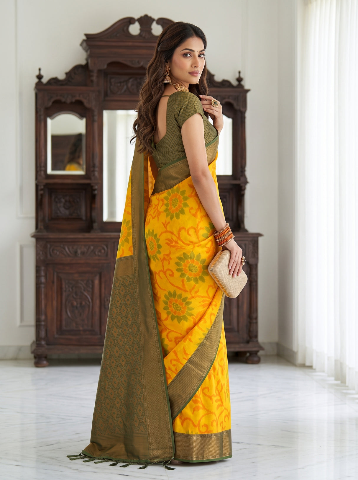 MIMOSA Saree Saree — pose 7 styling detail