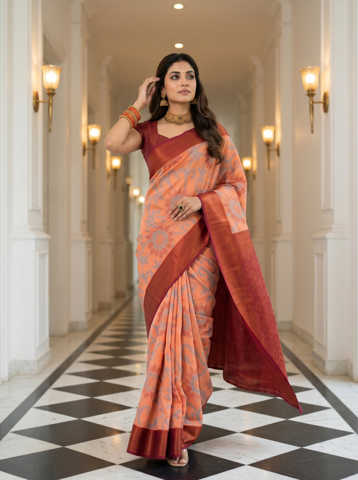 MIMOSA Saree Saree — pose 5 styling detail