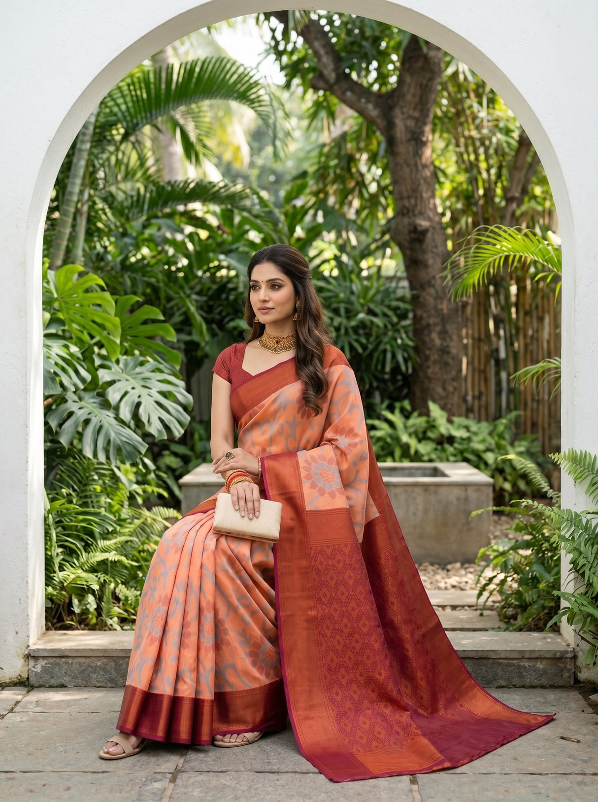 MIMOSA Saree Saree — pose 8 styling detail