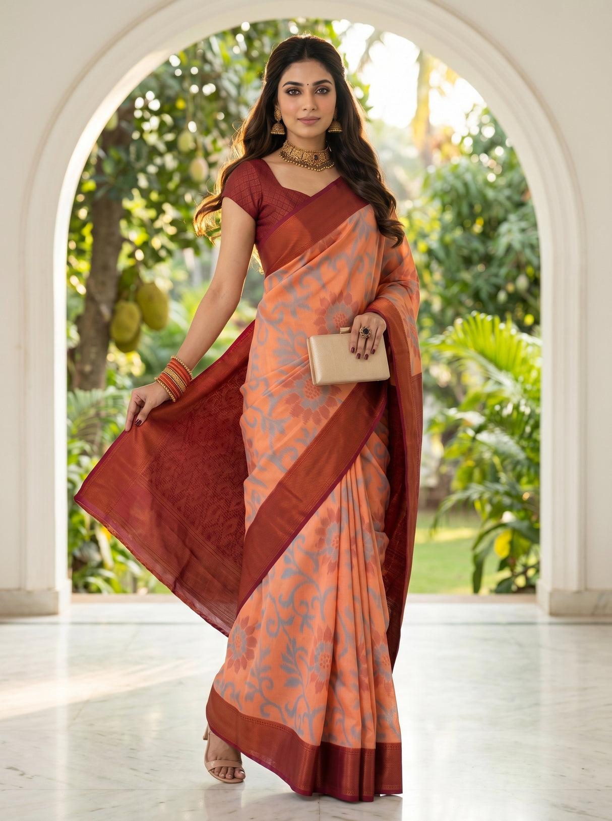 MIMOSA Saree Saree — pose 9 styling detail