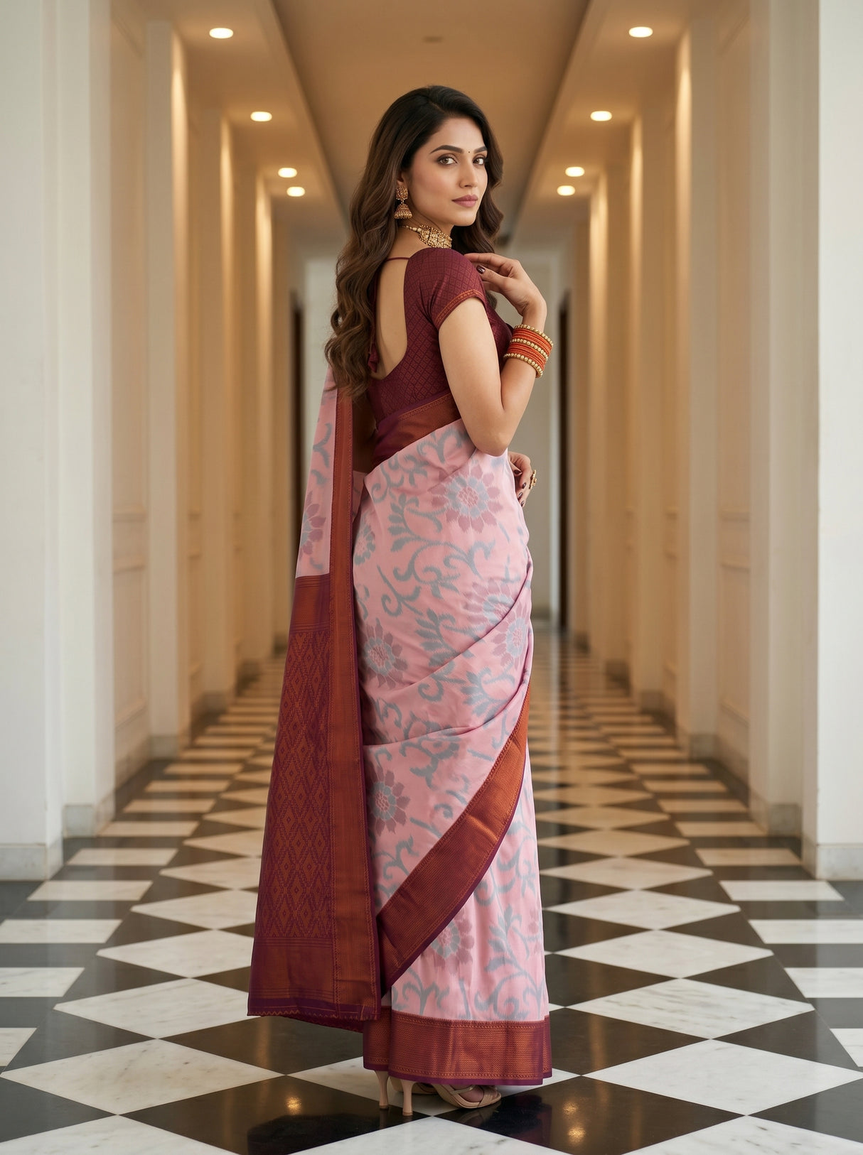 MIMOSA Saree Saree — pose 7 styling detail