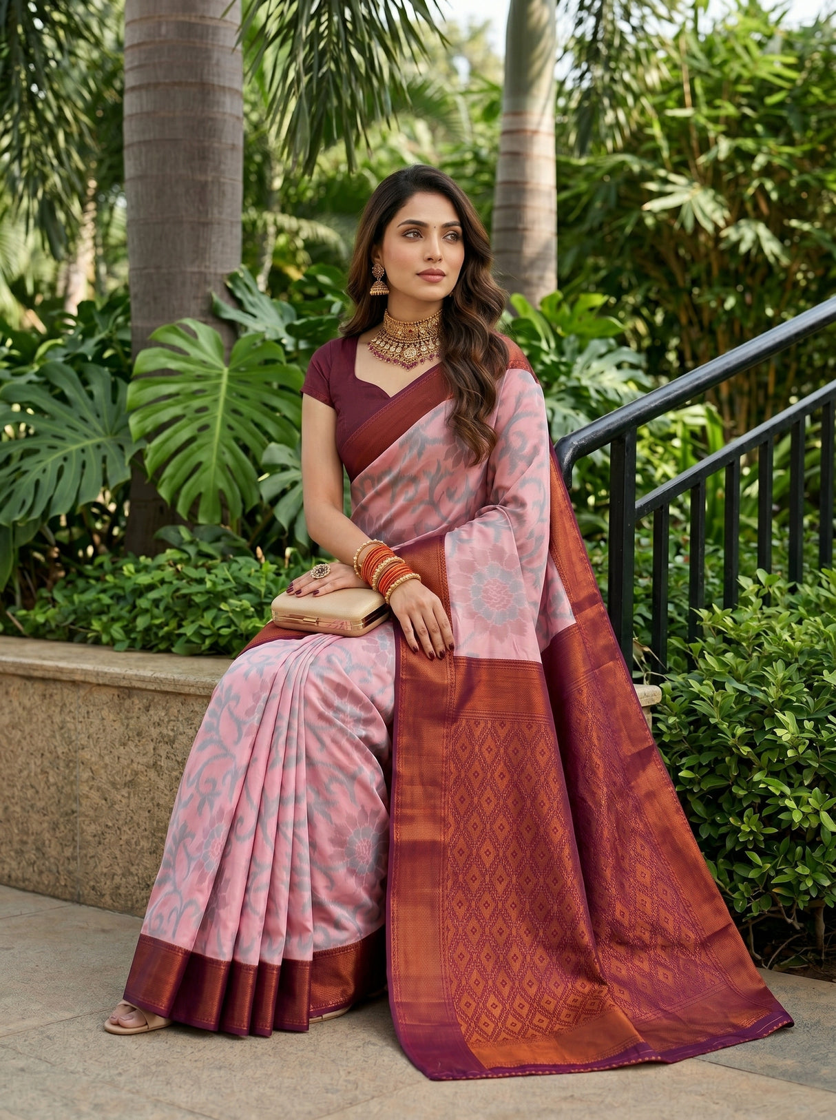 MIMOSA Saree Saree — pose 8 styling detail