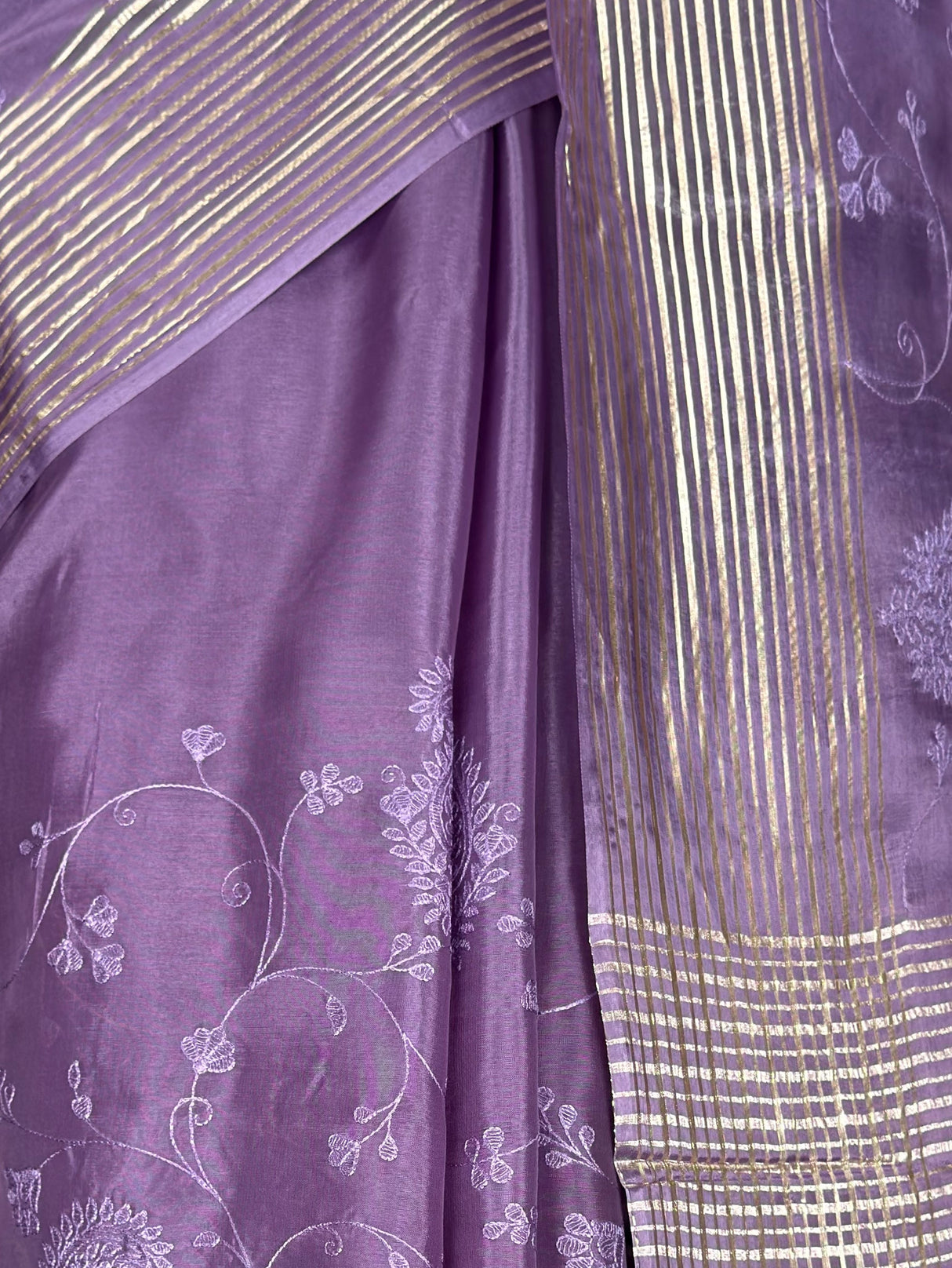 MIMOSA Violet Saree Saree — fleets shot full lifestyle