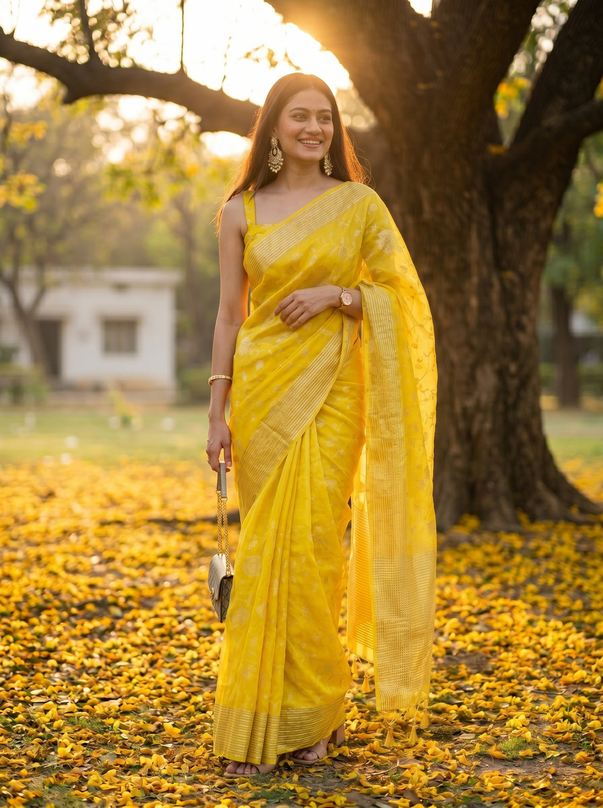 Yellow Saree