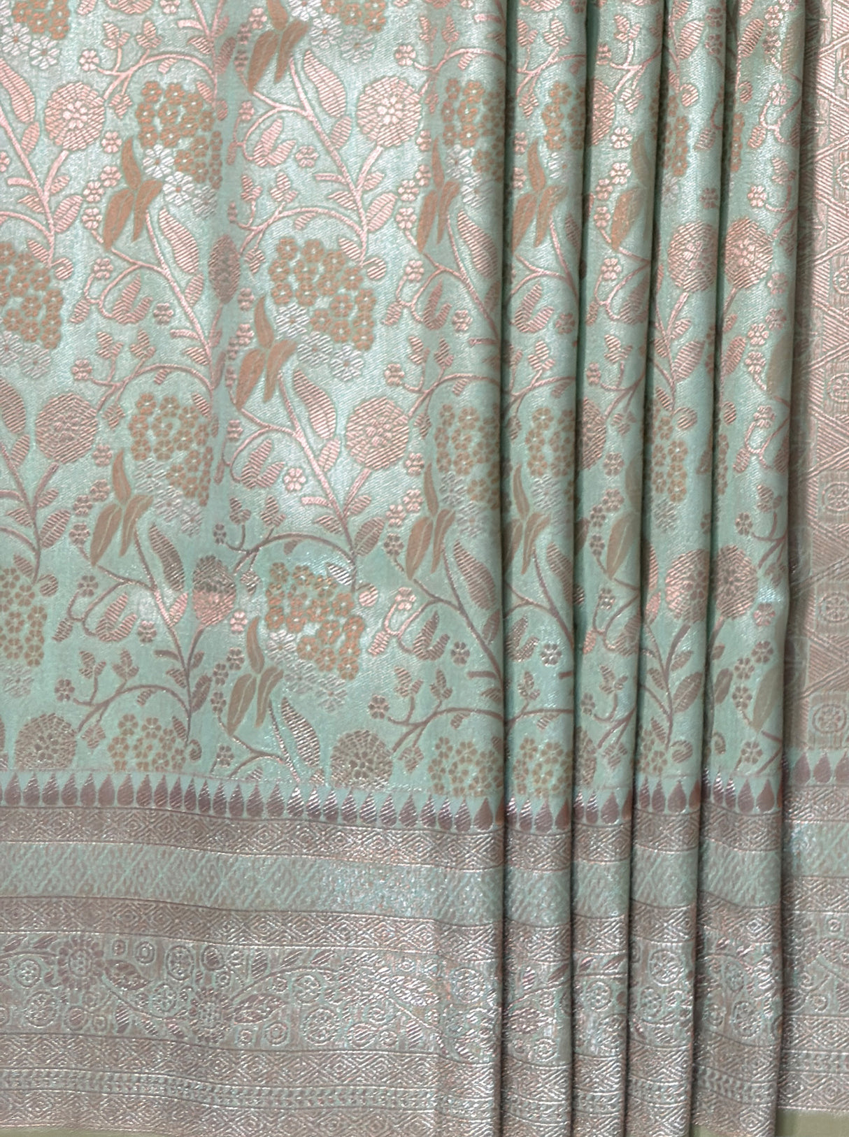 MIMOSA Olive Kanjivaram Art Silk Saree β fleets shot full lifestyle