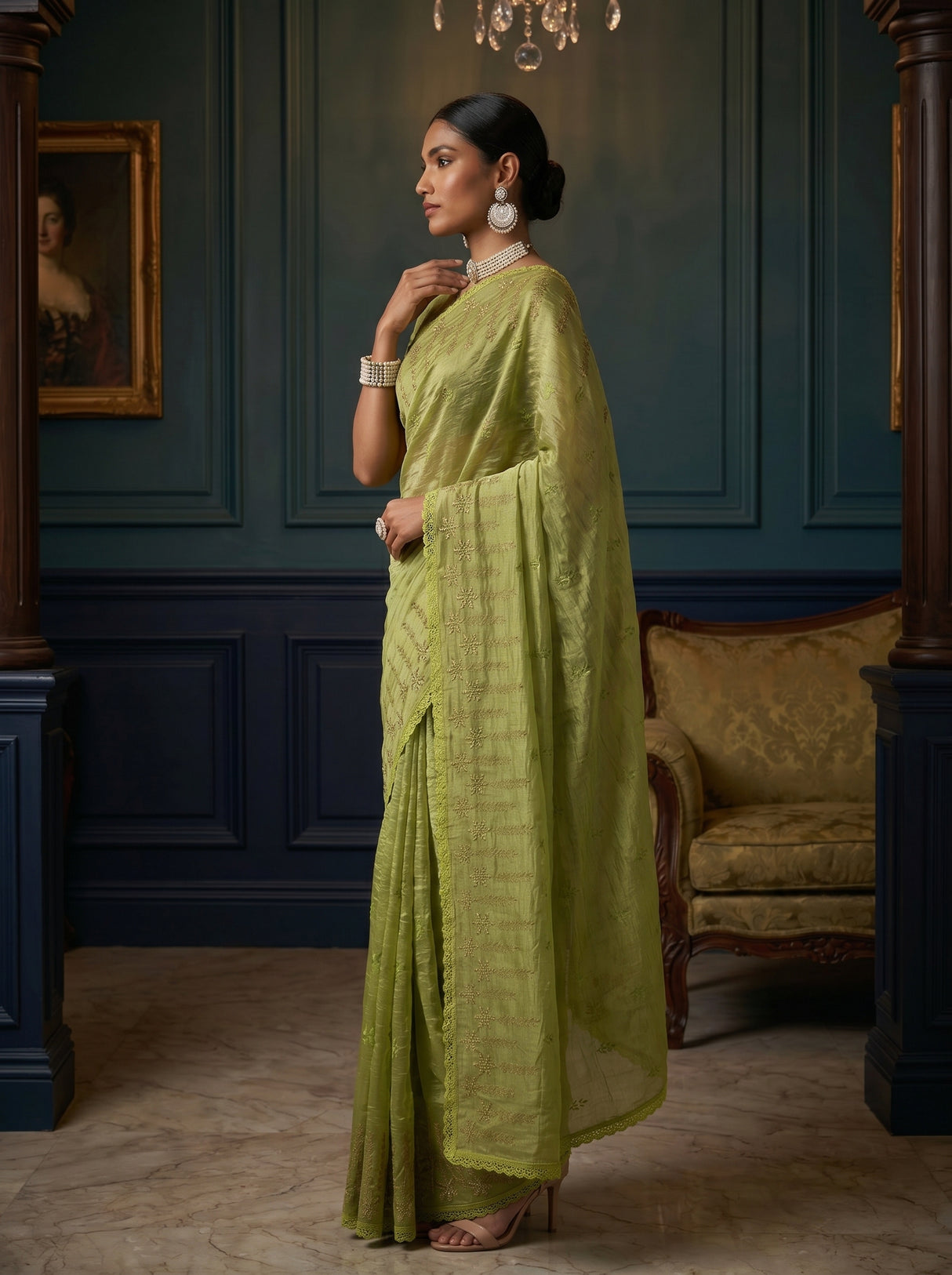 MIMOSA Saree Saree — pose 3 styling detail