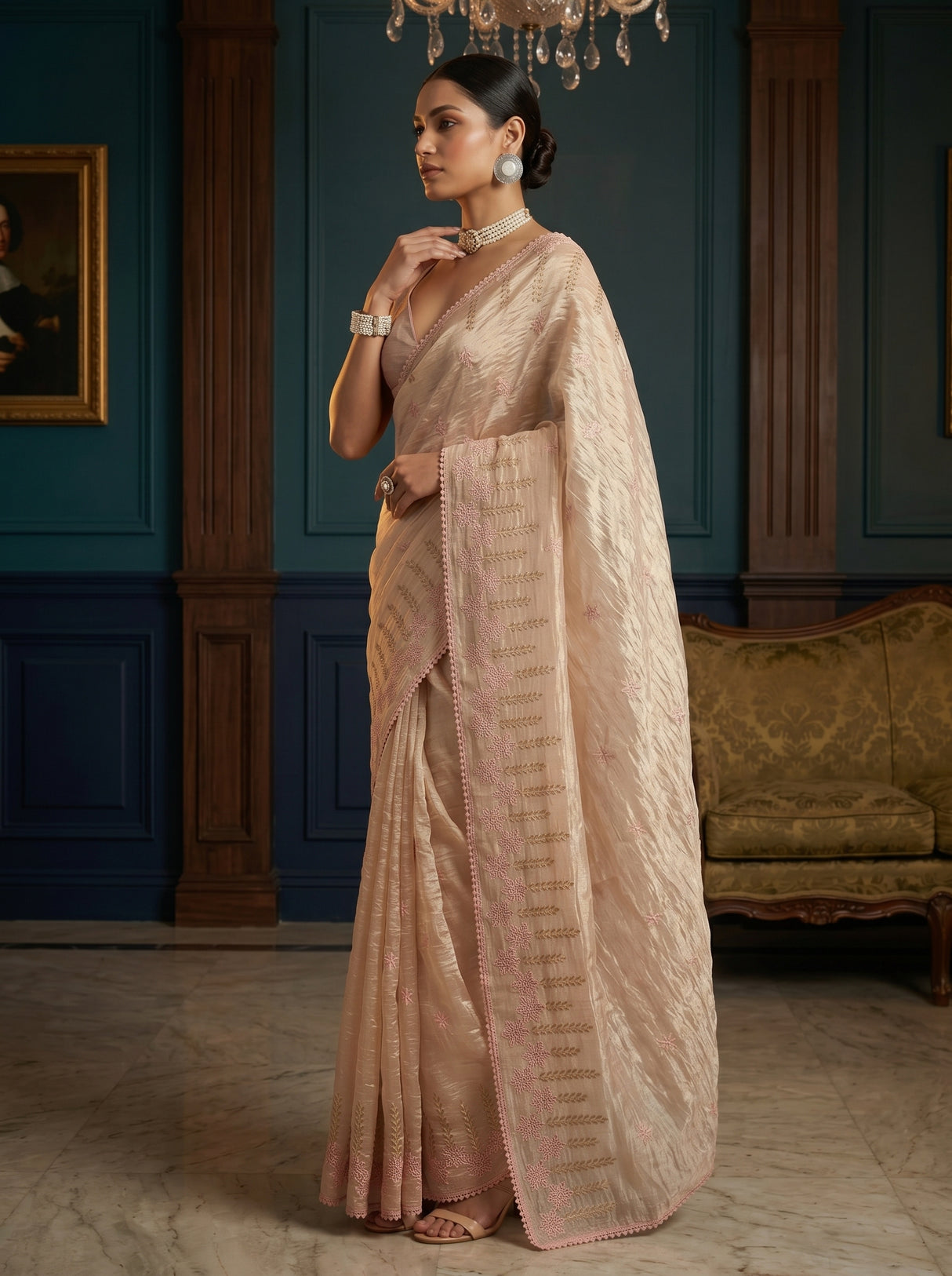 MIMOSA Saree Saree — pose 3 styling detail