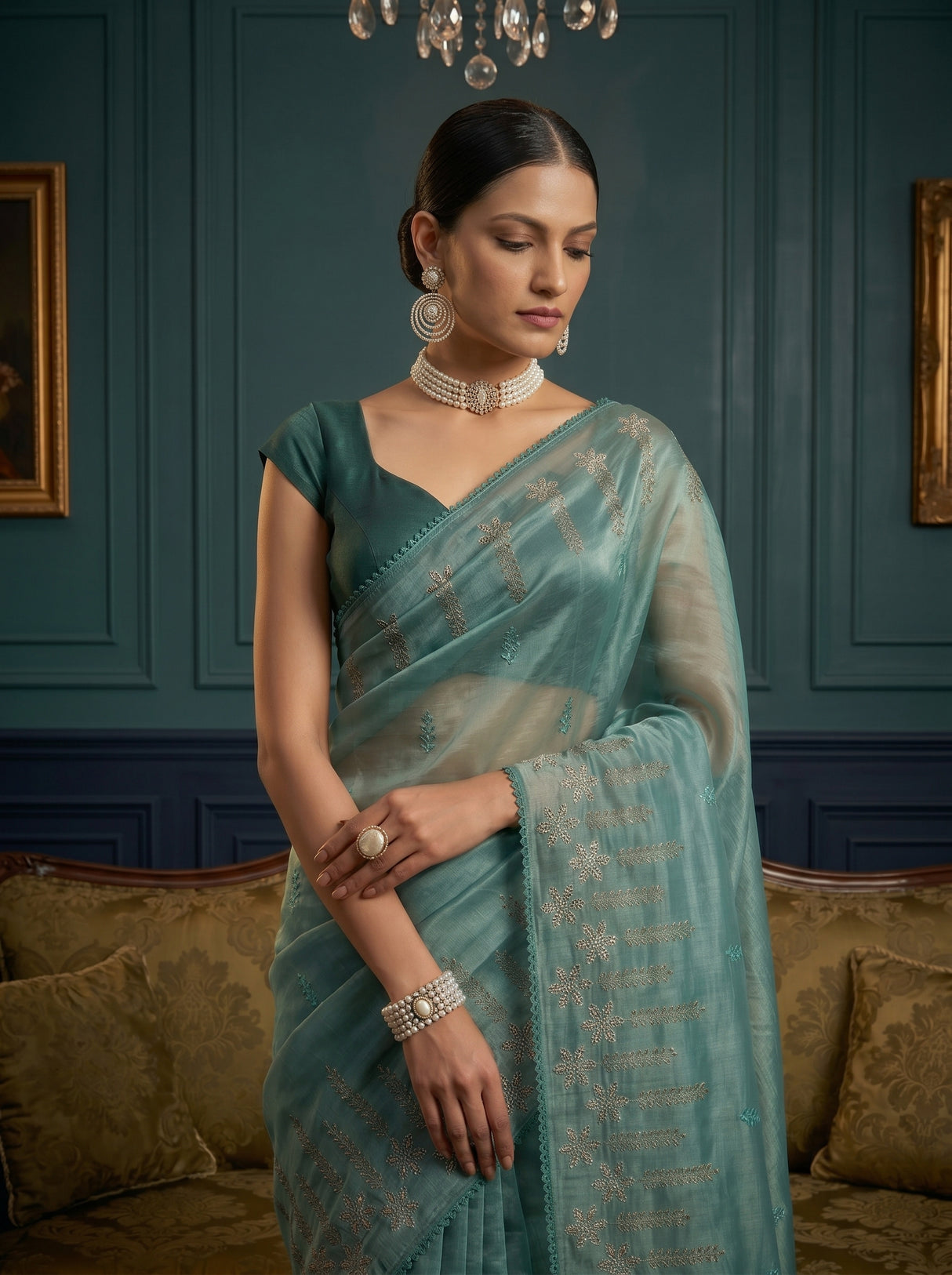 MIMOSA Saree Saree — pose 10 styling detail
