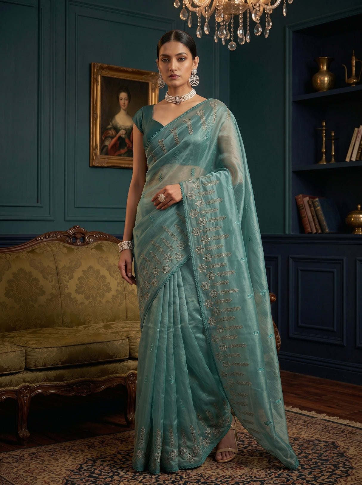 MIMOSA Saree Saree — pose 5 styling detail