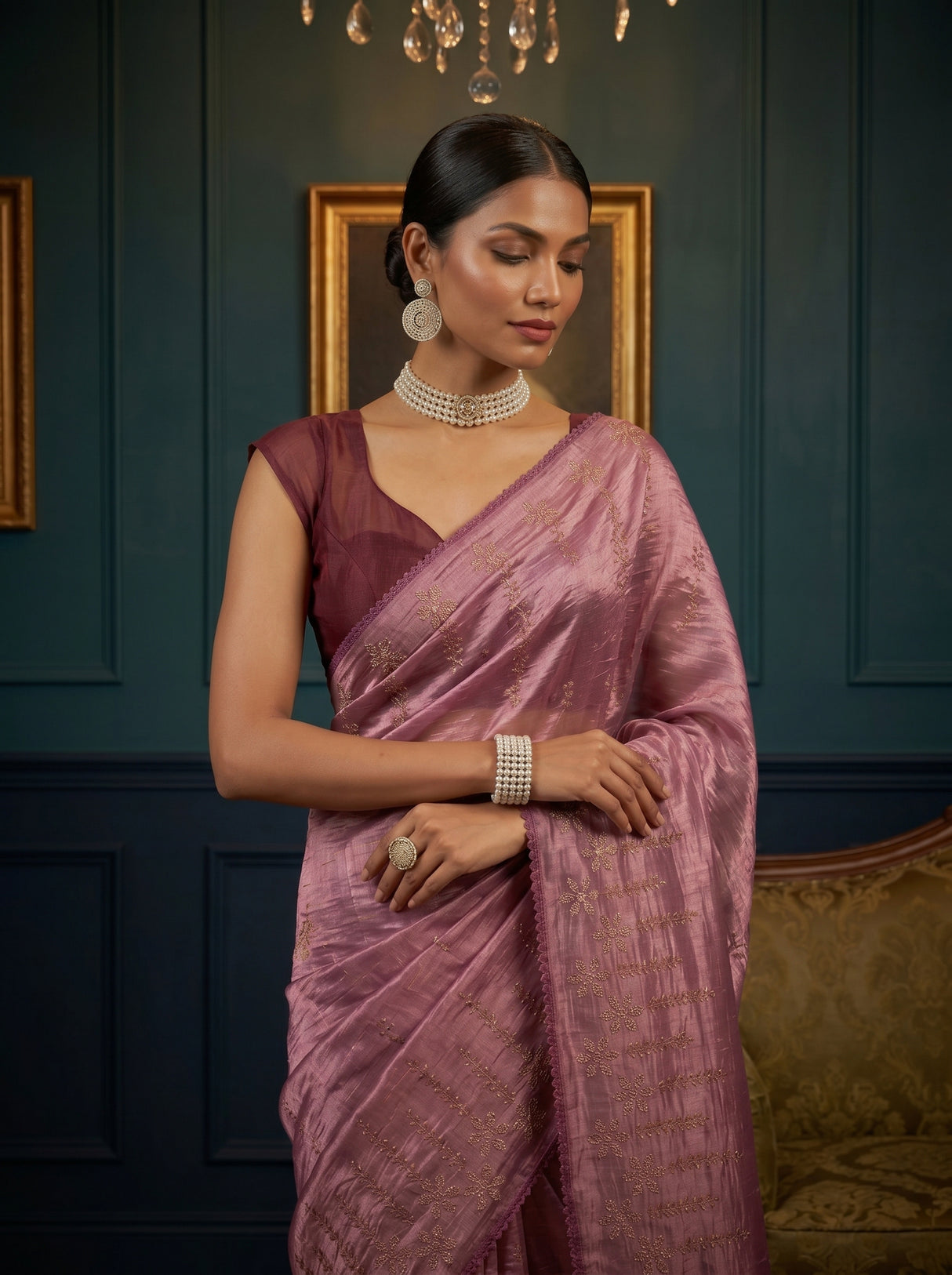 MIMOSA Saree Saree — pose 10 styling detail