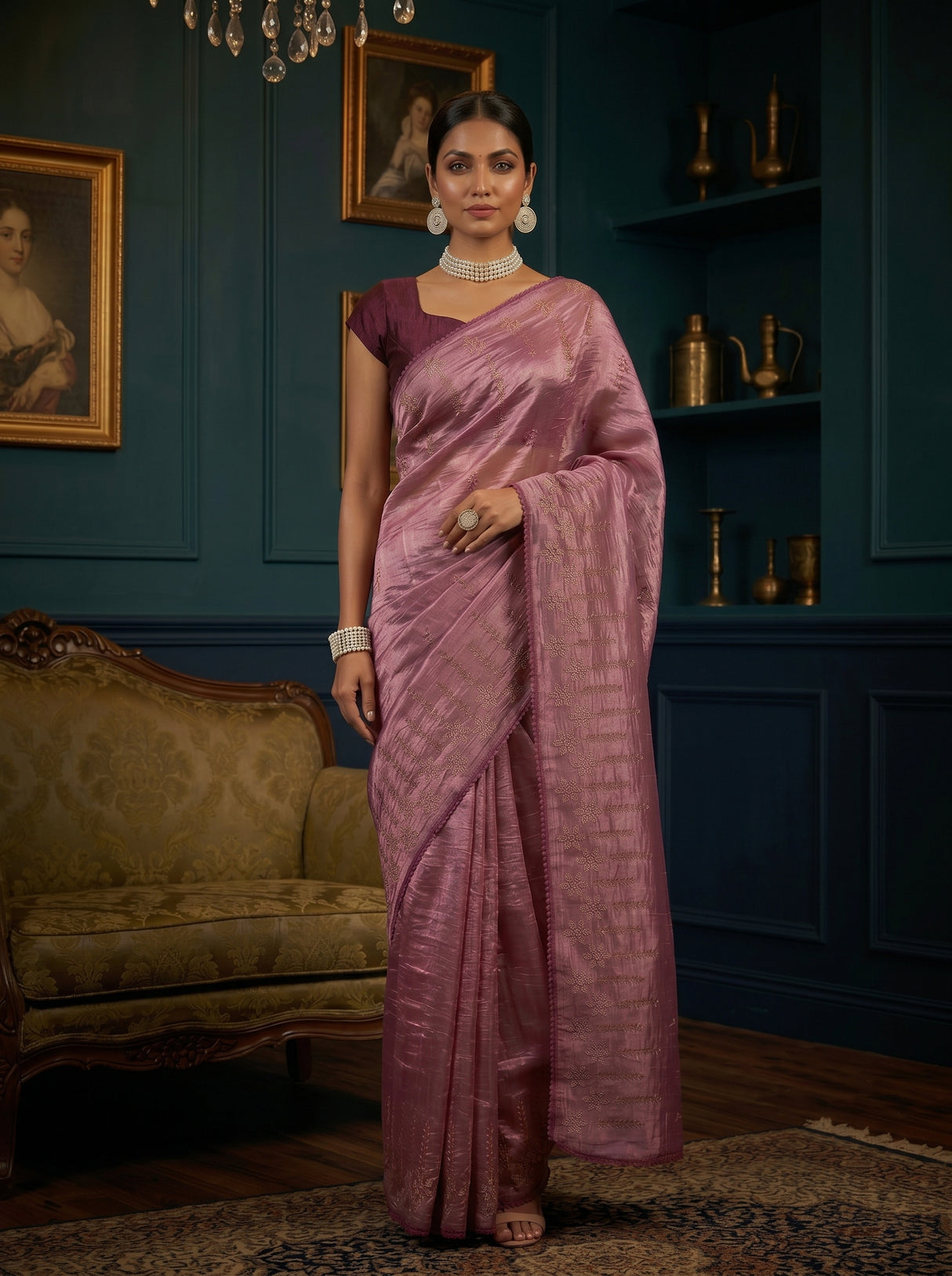 MIMOSA Saree Saree — pose 5 styling detail