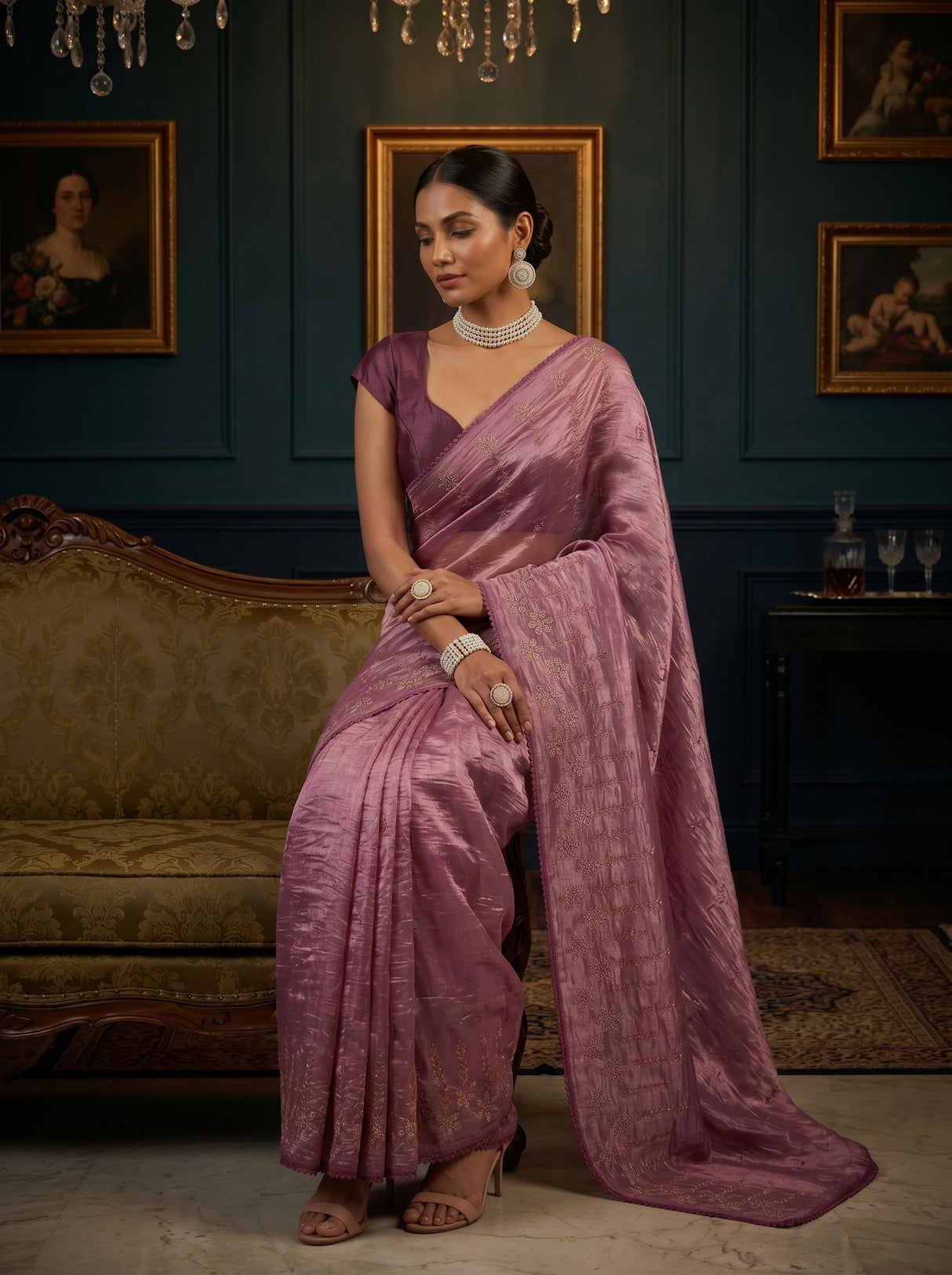 MIMOSA Saree Saree — pose 8 styling detail