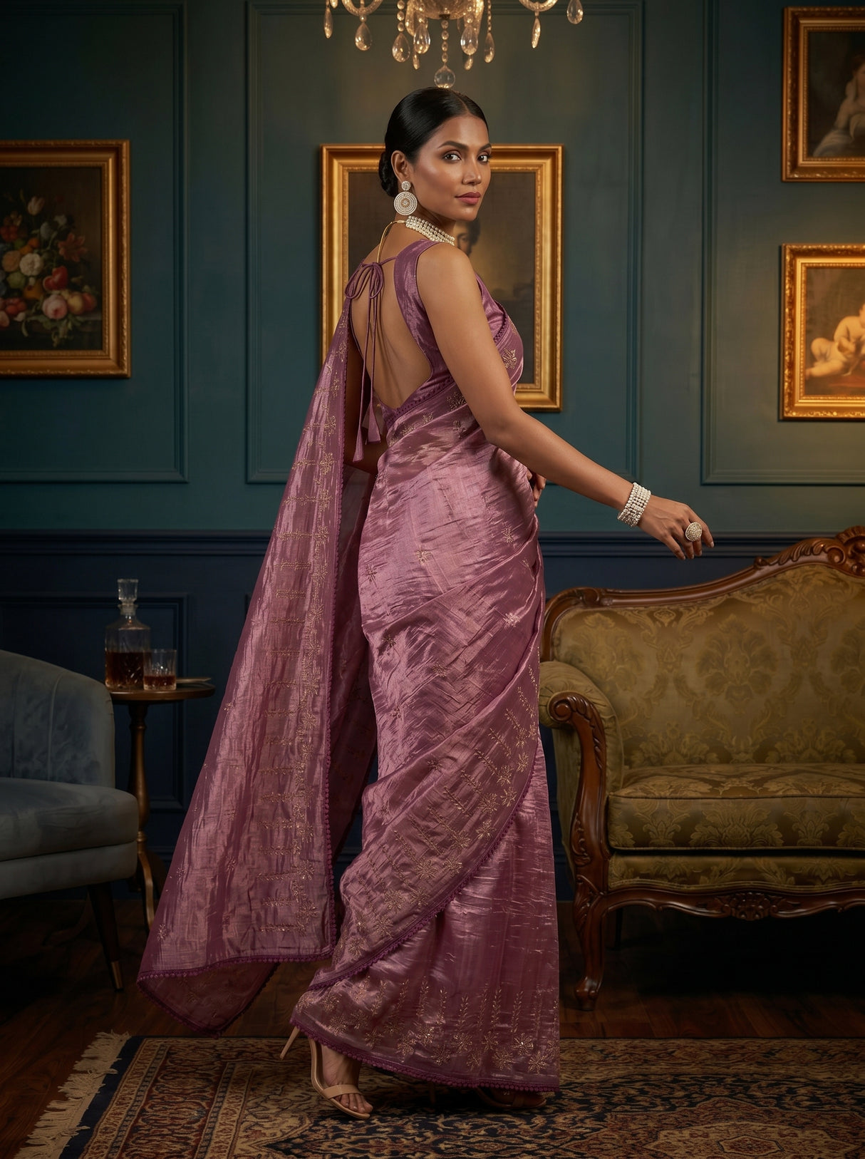 MIMOSA Saree Saree — pose 9 styling detail
