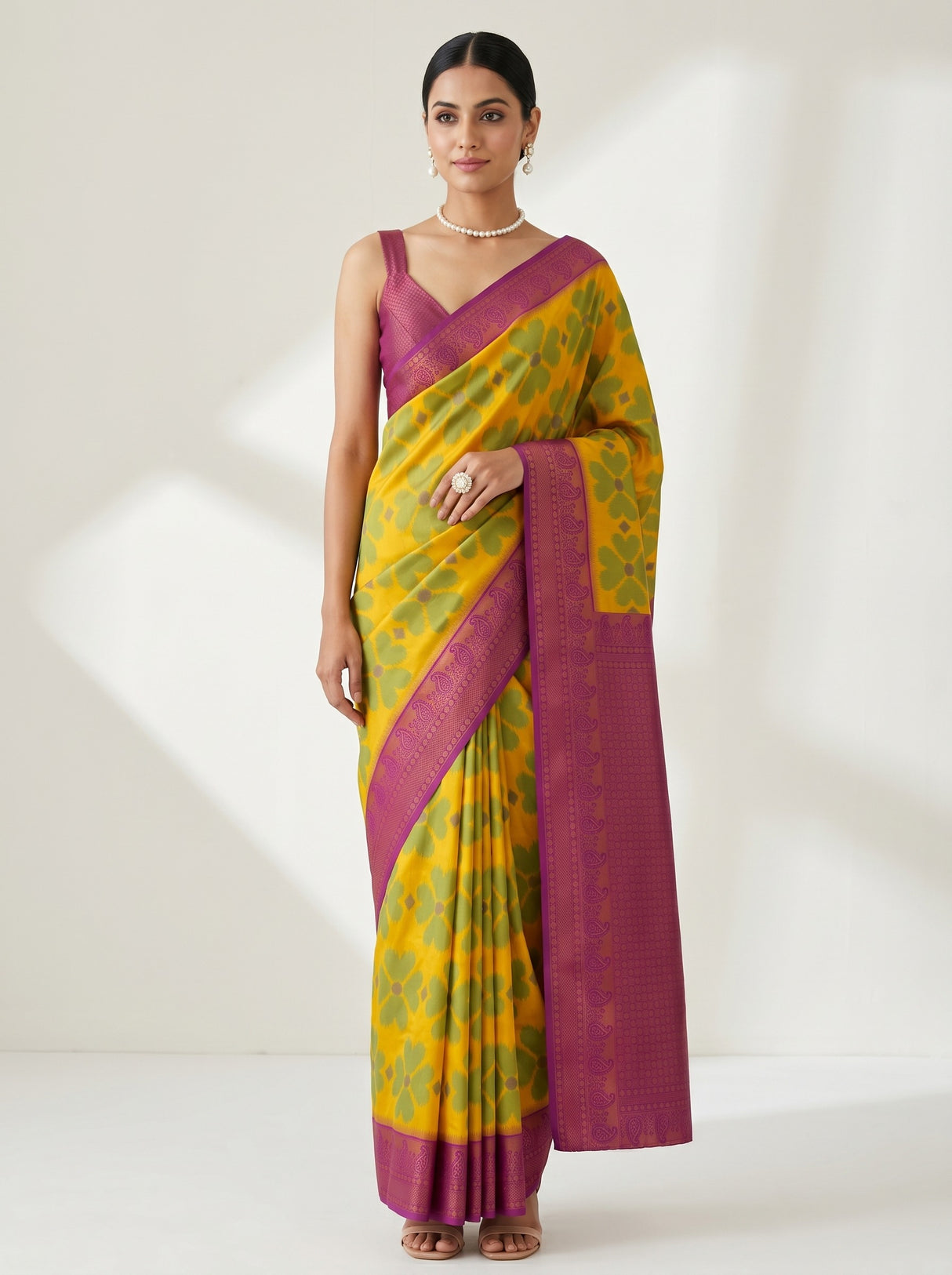 Gold Saree