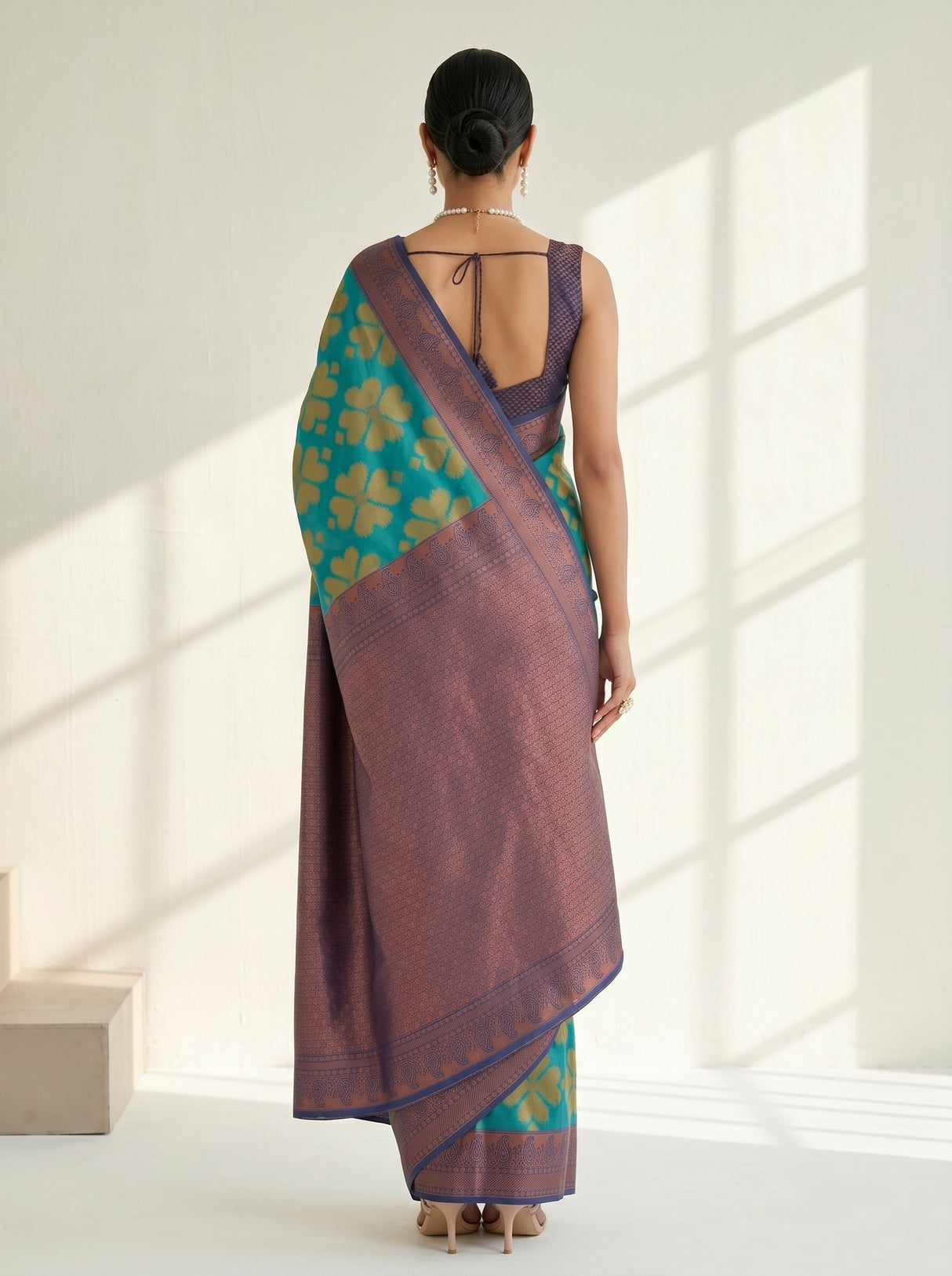 MIMOSA Rama Saree Saree — pose 2 styling detail