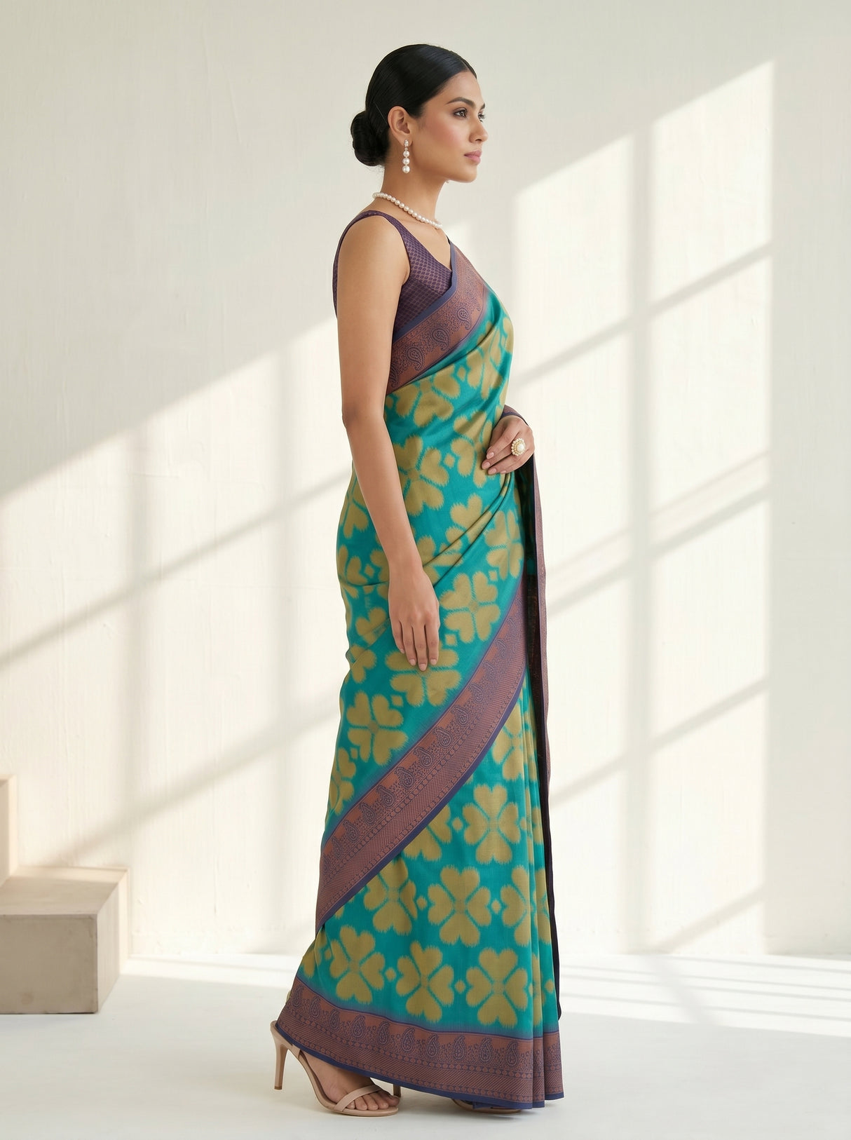 MIMOSA Rama Saree Saree — pose 3 styling detail