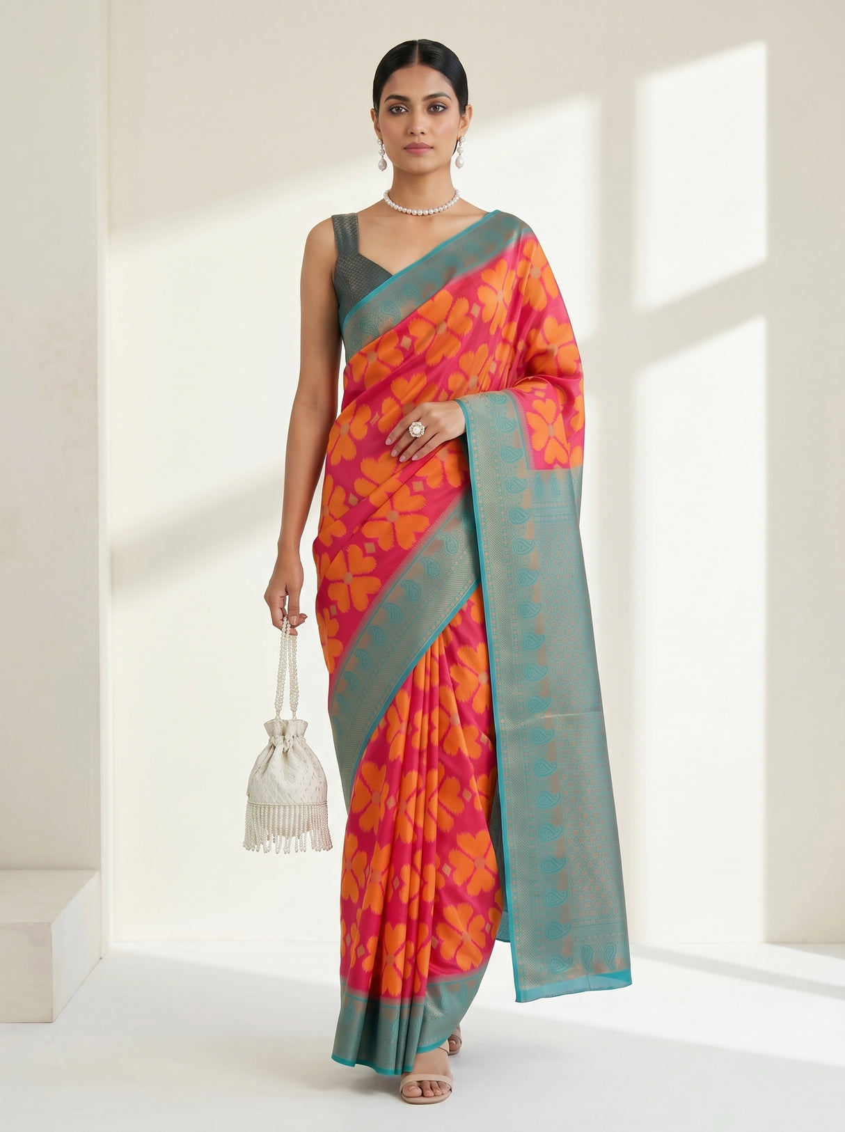 Strawberry Saree