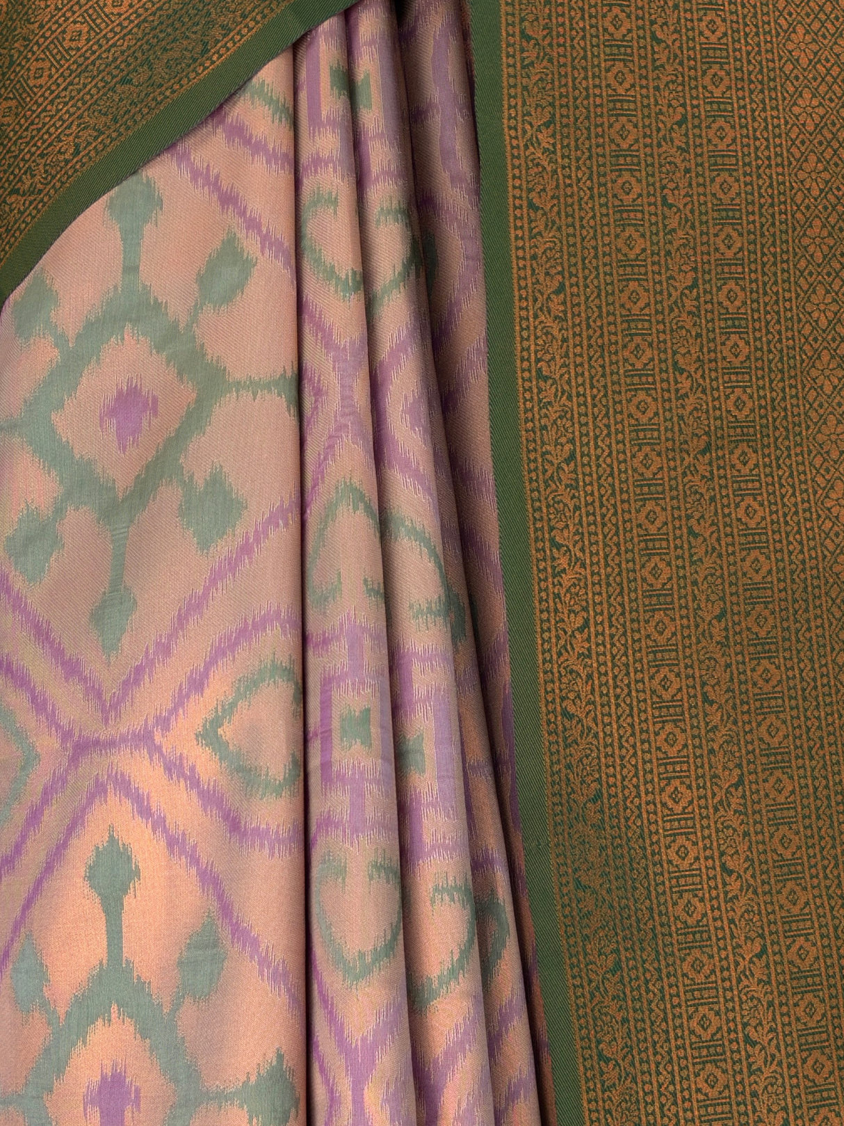 MIMOSA Grey Saree Saree — fleets shot full lifestyle