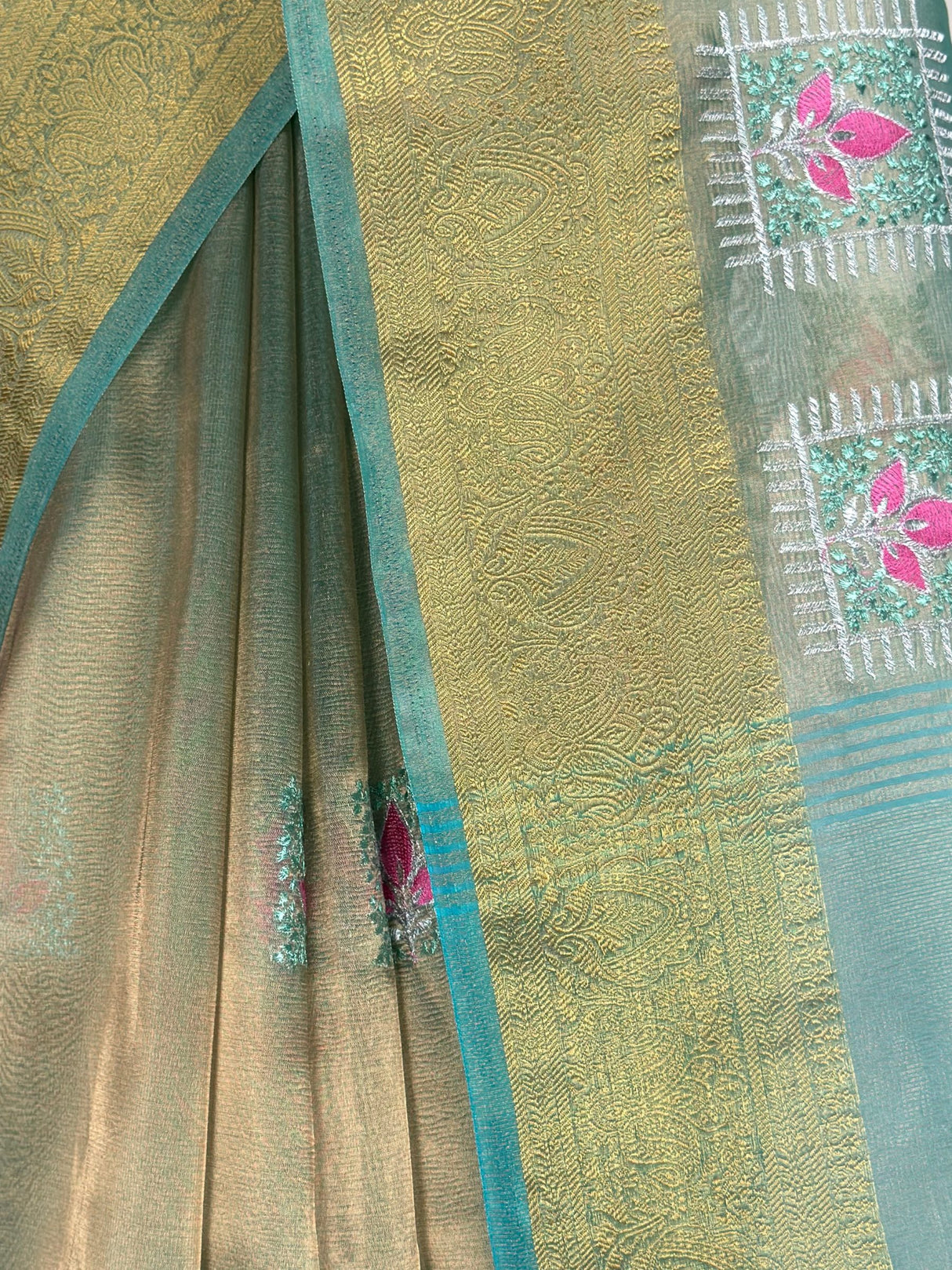 MIMOSA Sapphire Saree Saree — fleets shot full lifestyle