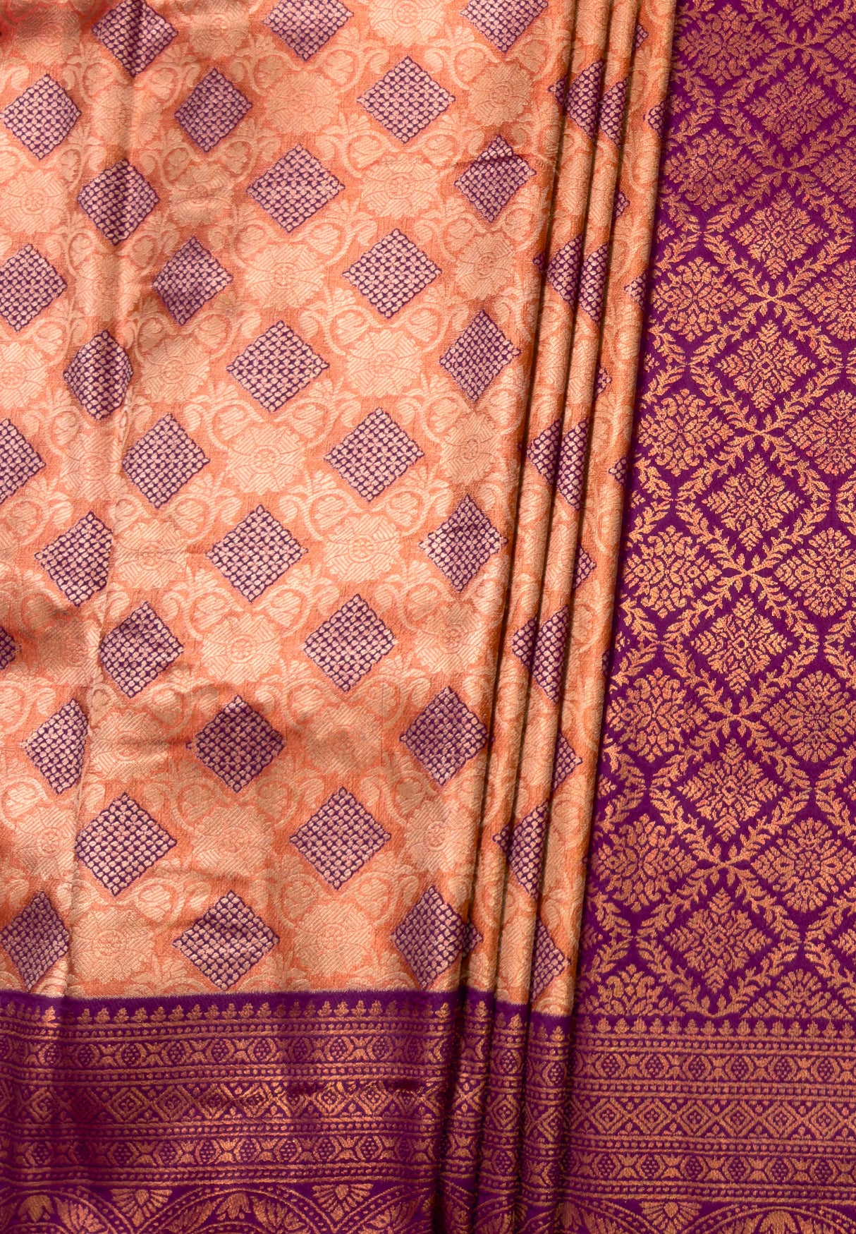 MIMOSA Peach Saree Saree β fleets shot full lifestyle