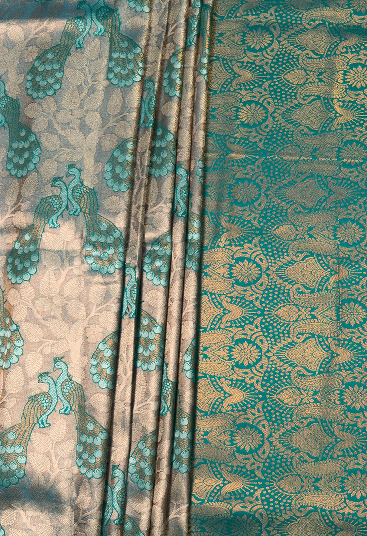 MIMOSA Saffire Kanjivaram Art Silk Saree β fleets shot full lifestyle