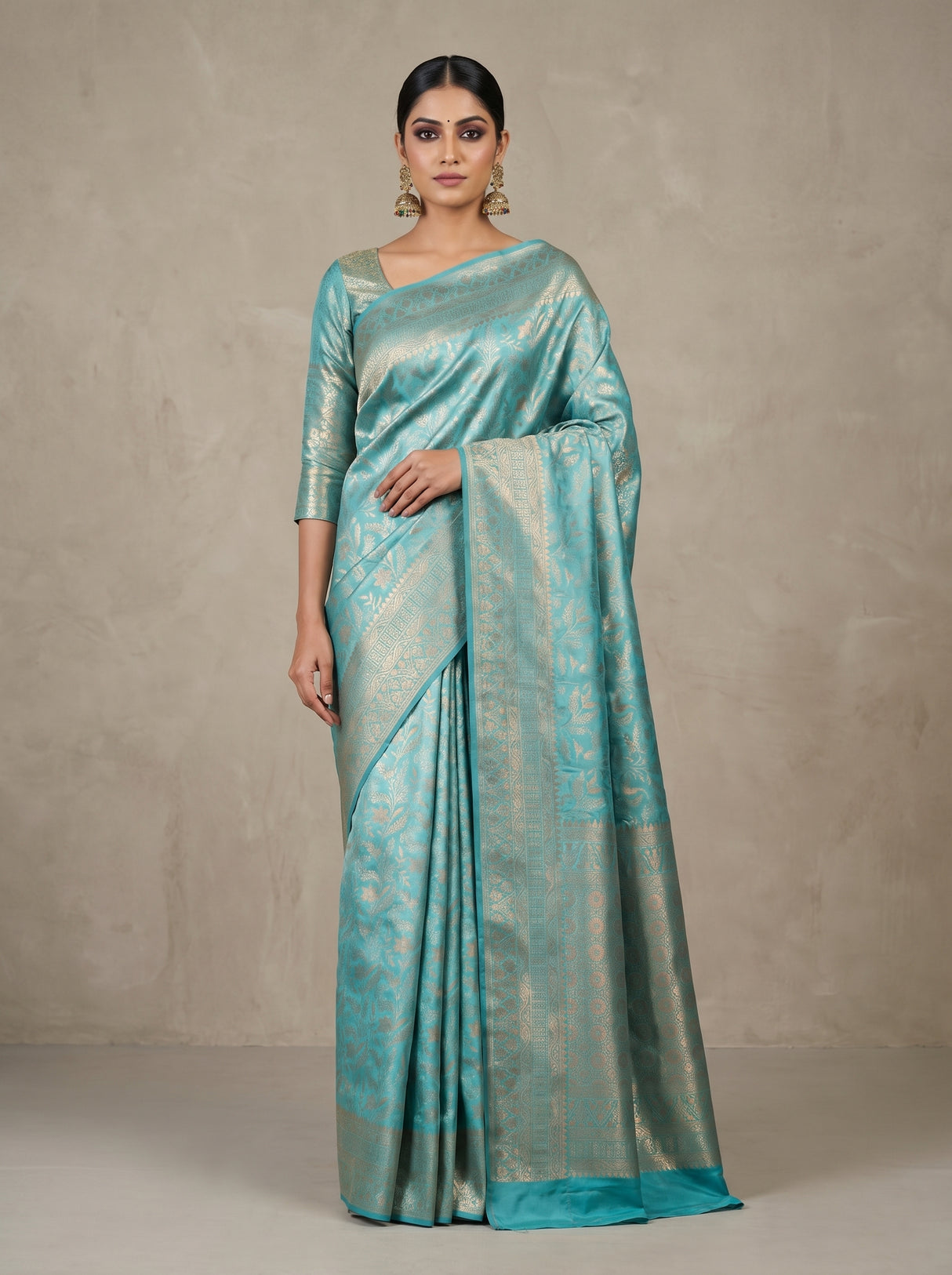 MIMOSA Saree Saree — front view on mannequin