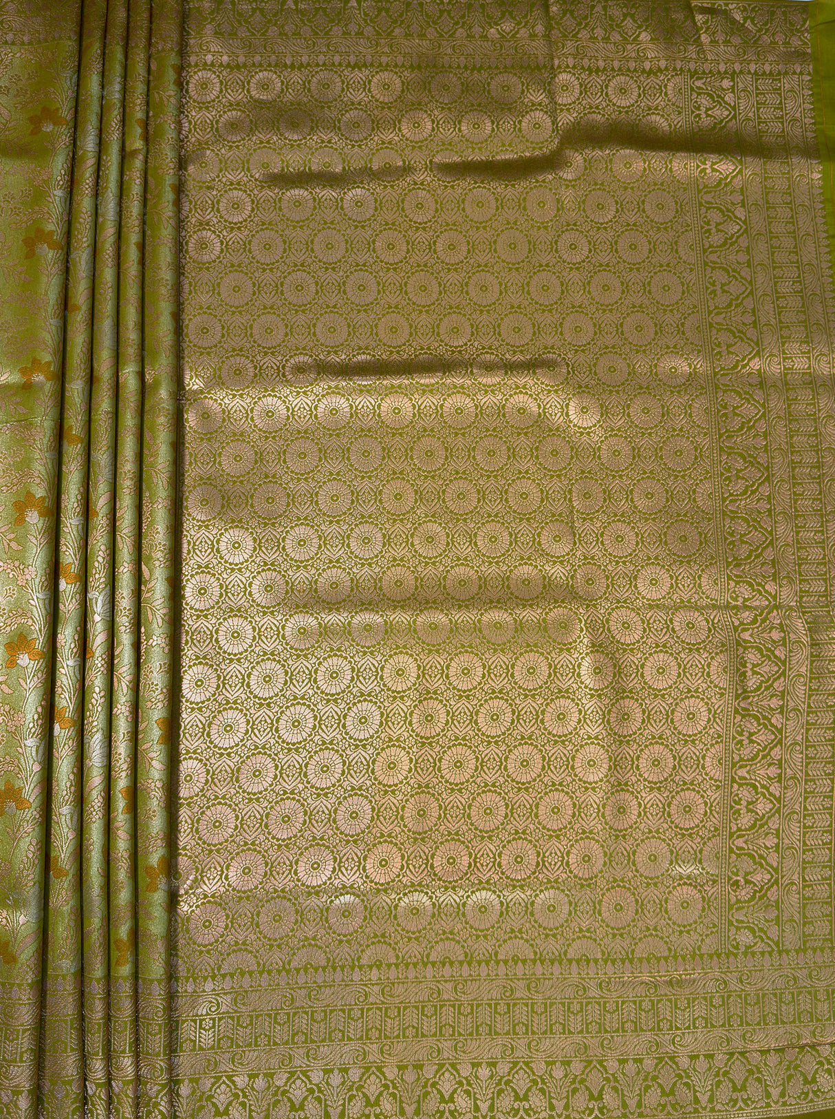MIMOSA Saree Saree — pallu and zari work detail