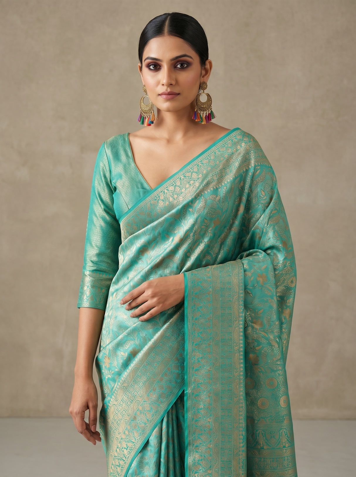 MIMOSA Saree Saree — pose 10 styling detail