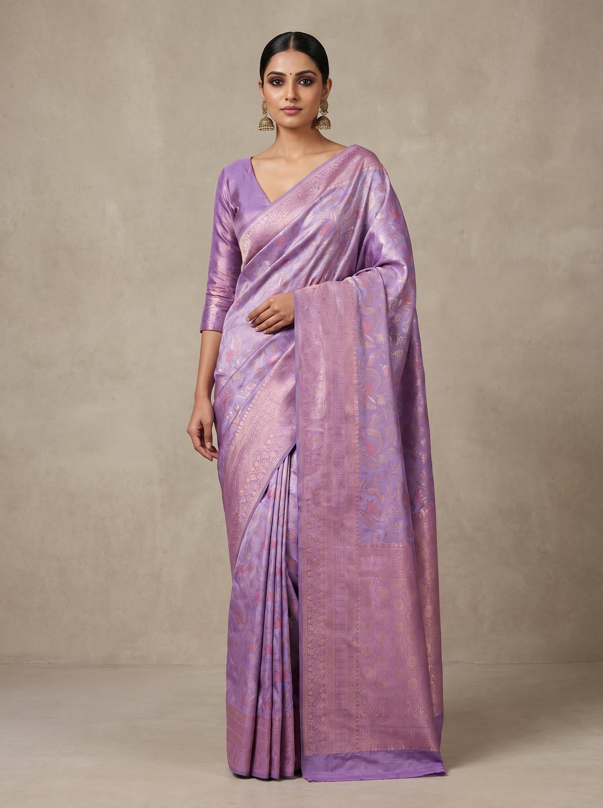 MIMOSA Saree Saree — front view on mannequin