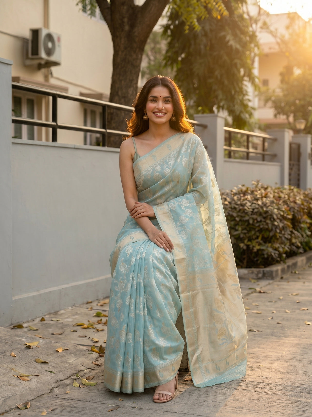 MIMOSA Saree Saree — pose 8 styling detail