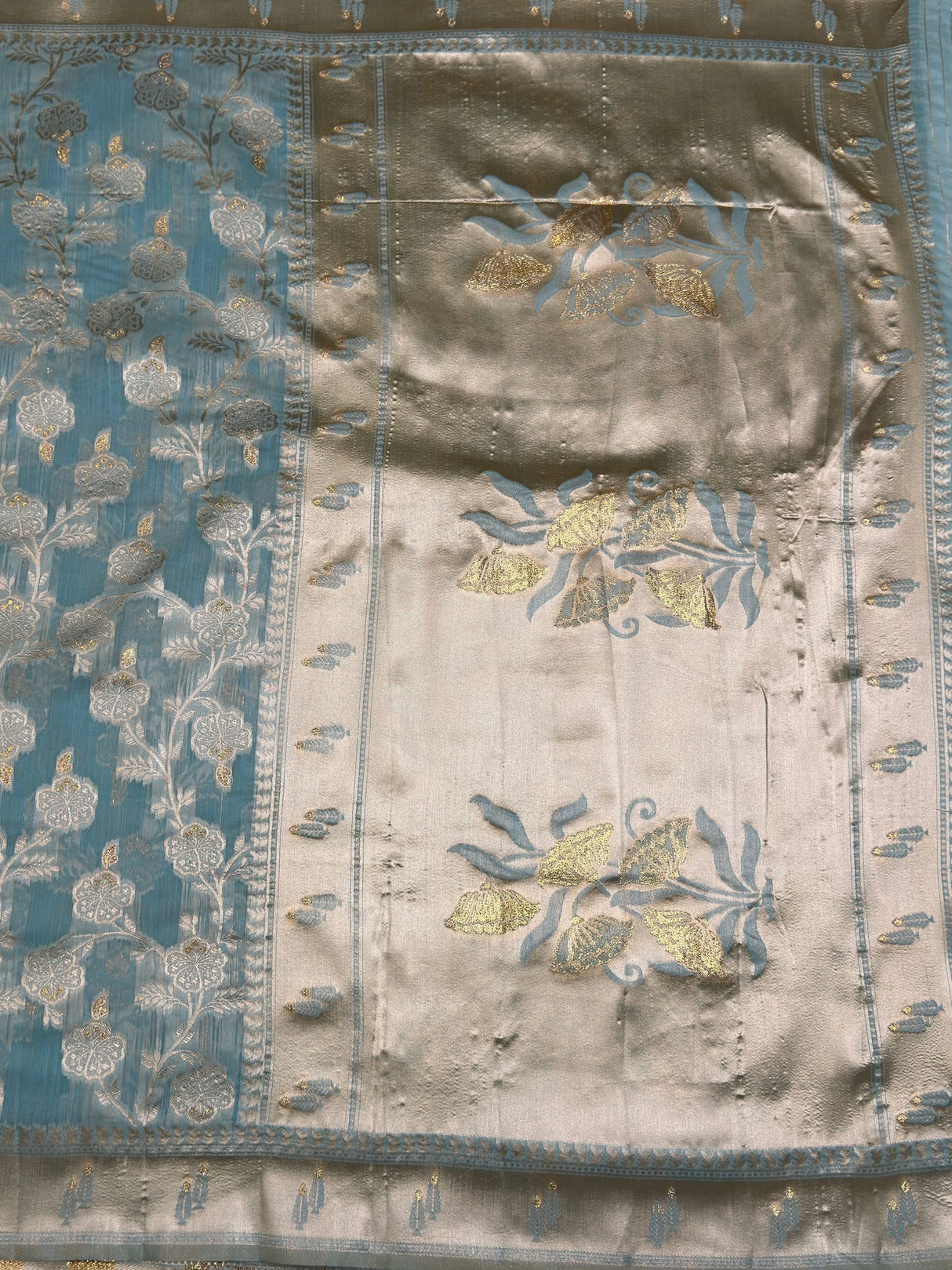 MIMOSA Saree Saree — pallu and zari work detail