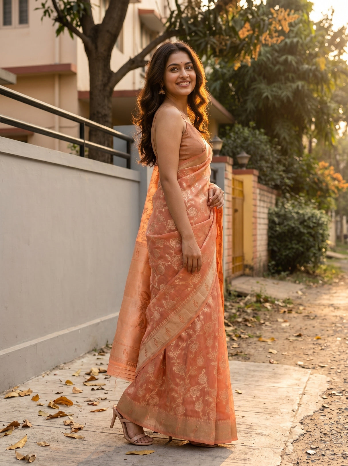 MIMOSA Saree Saree — pose 5 styling detail