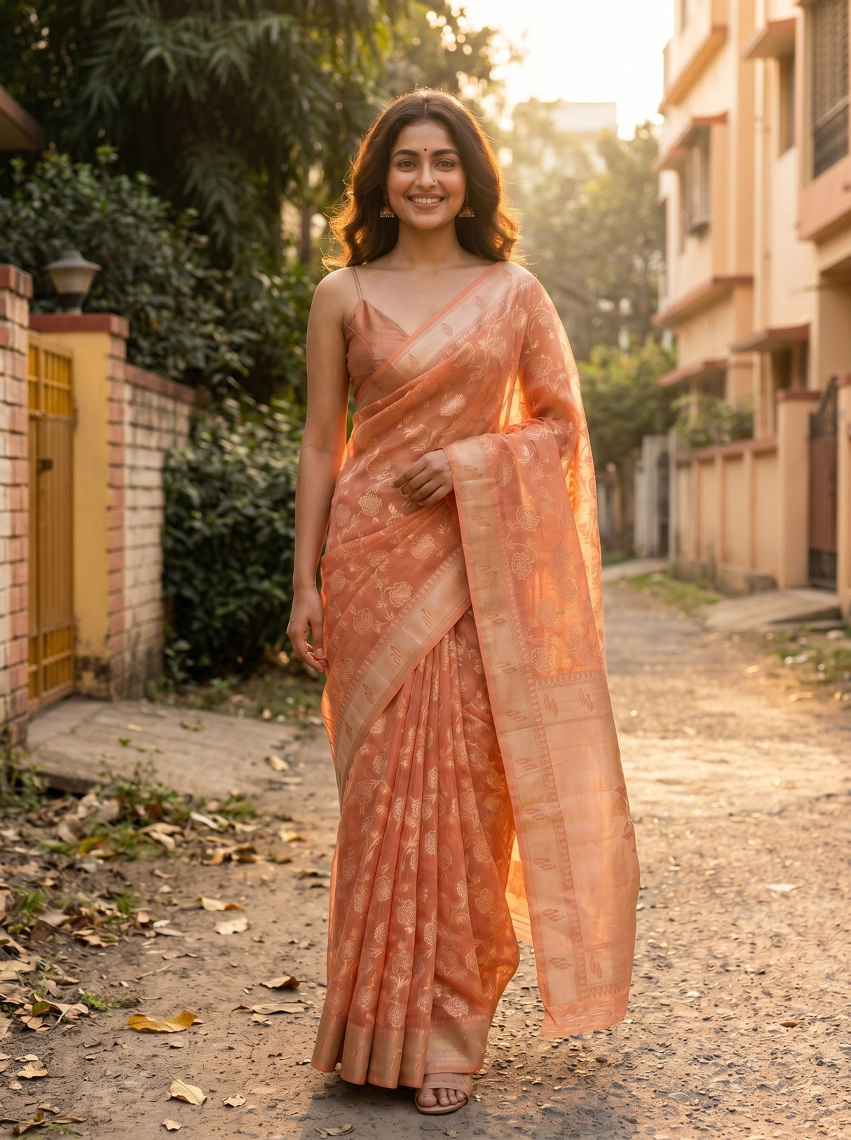 MIMOSA Saree Saree — pose 6 styling detail