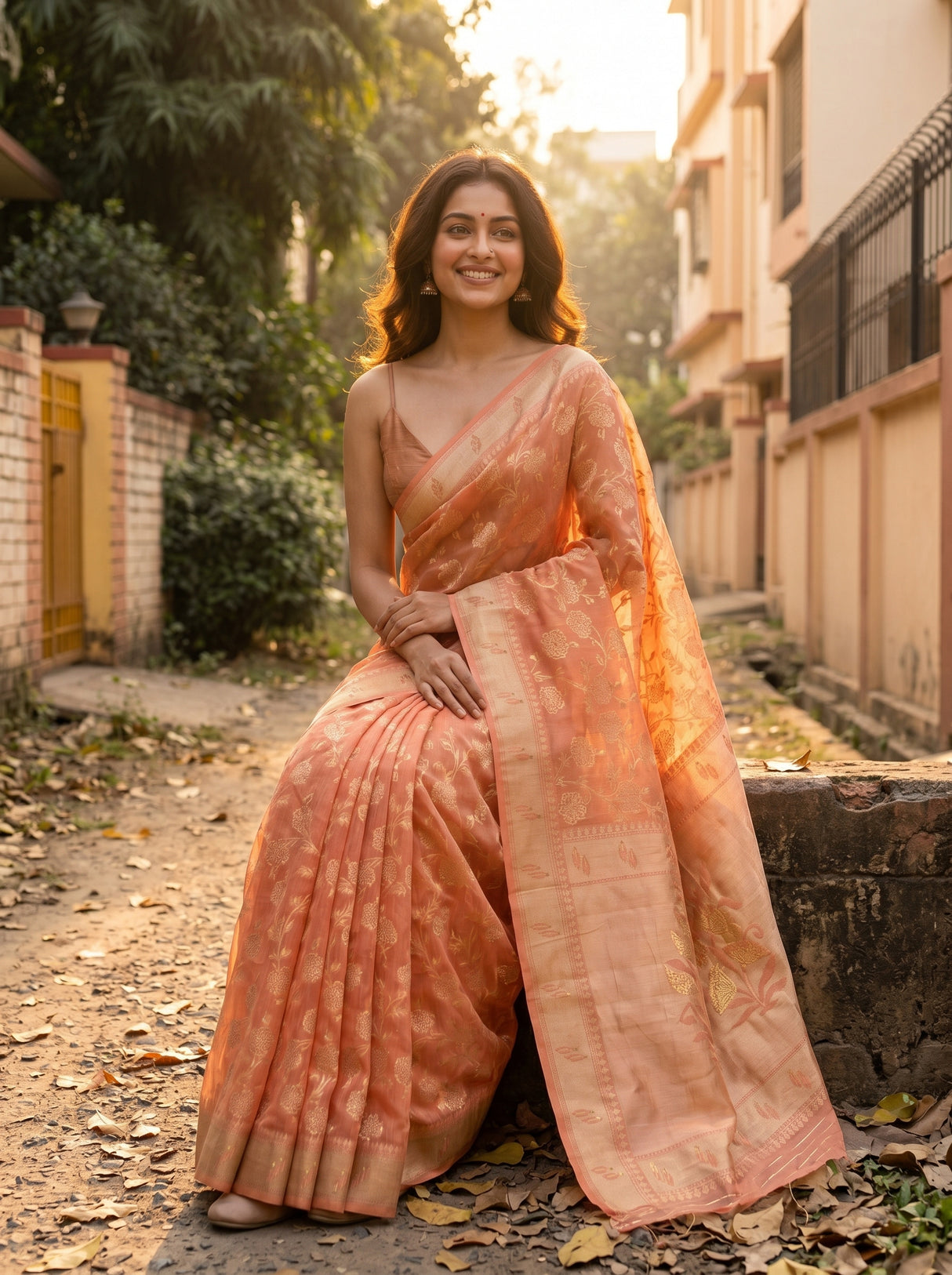 MIMOSA Saree Saree — pose 8 styling detail
