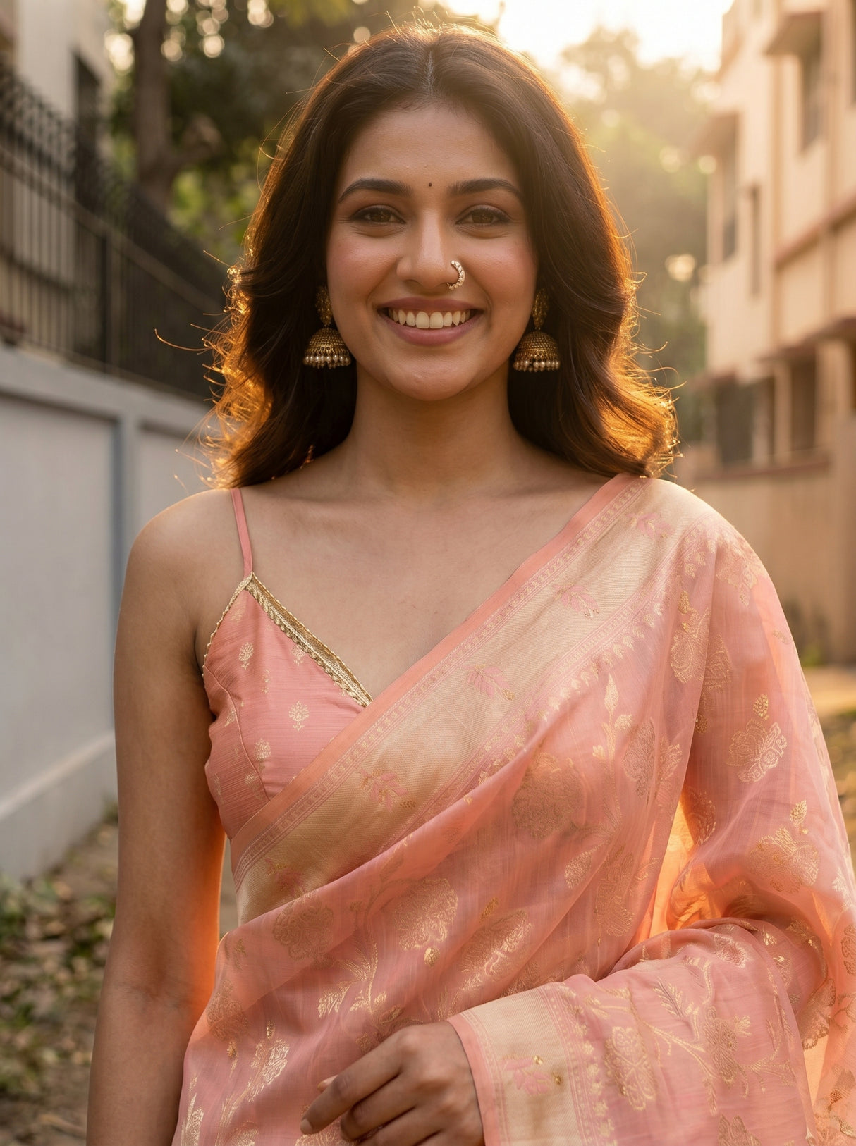 MIMOSA Saree Saree — pose 10 styling detail