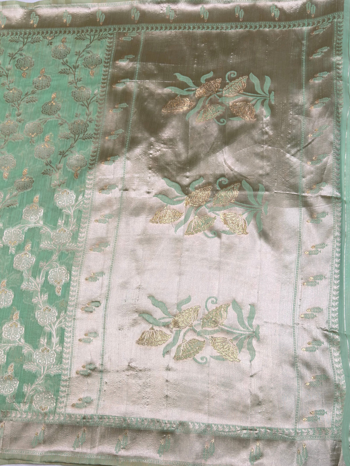 MIMOSA Saree Saree — pallu and zari work detail