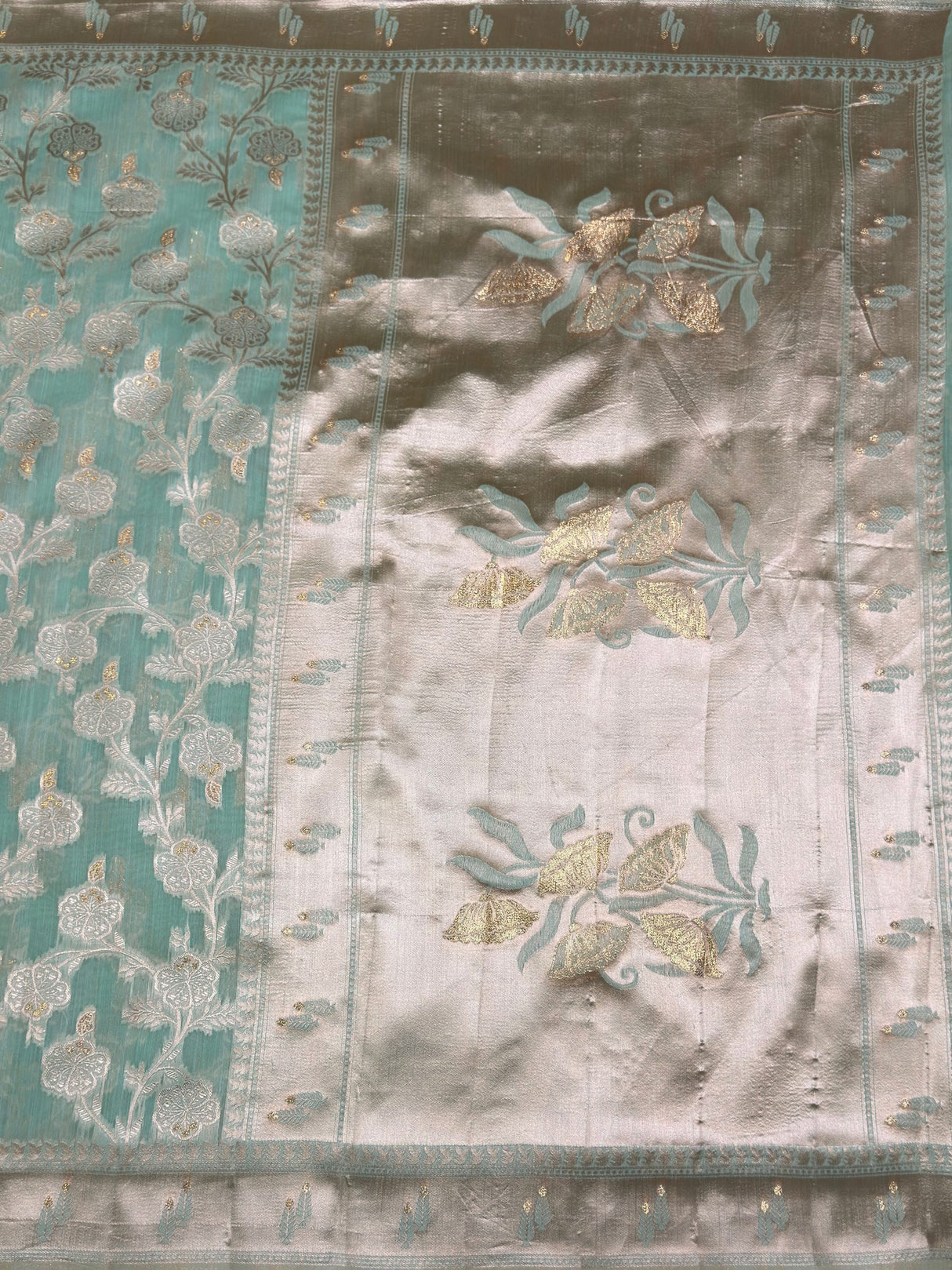 MIMOSA Saree Saree — pallu and zari work detail