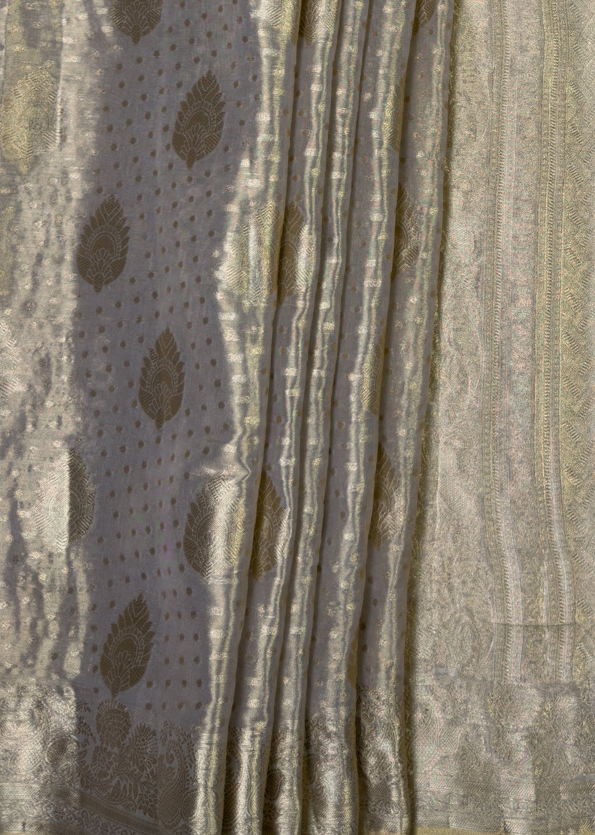 MIMOSA Chikoo Kanjivaram Art Silk Saree β fleets shot full lifestyle