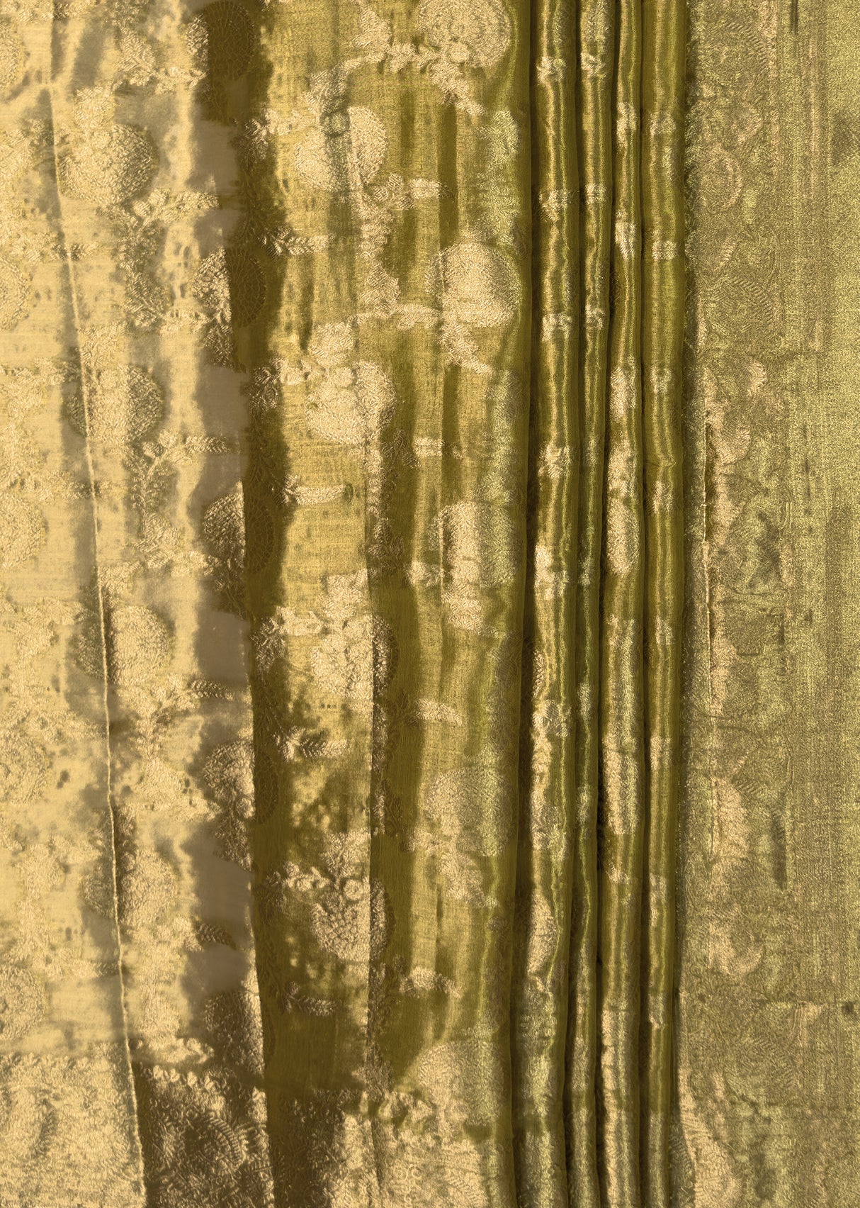 MIMOSA Chikoo Kanjivaram Art Silk Saree β fleets shot full lifestyle