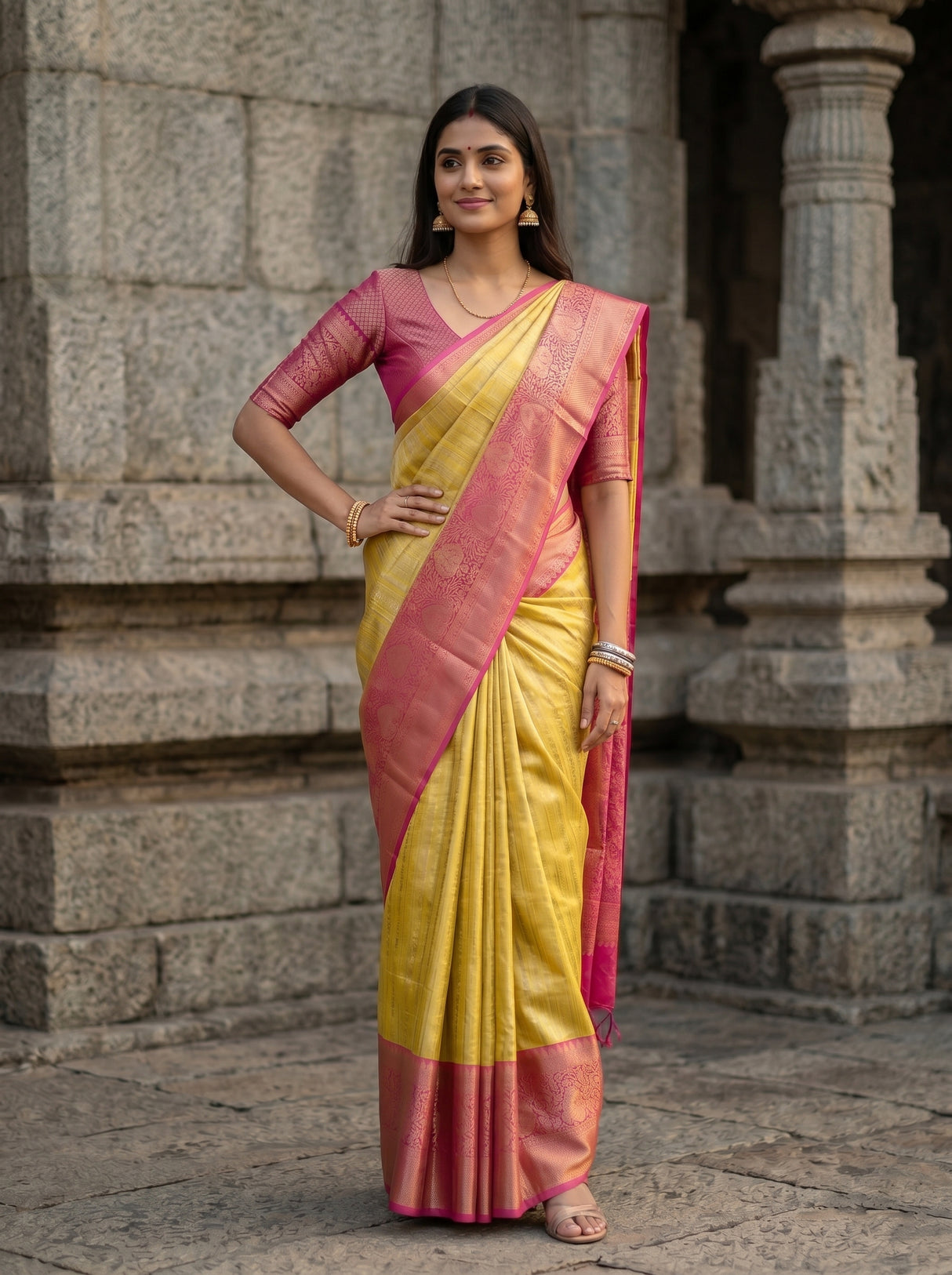MIMOSA Saree Saree — pose 4 styling detail