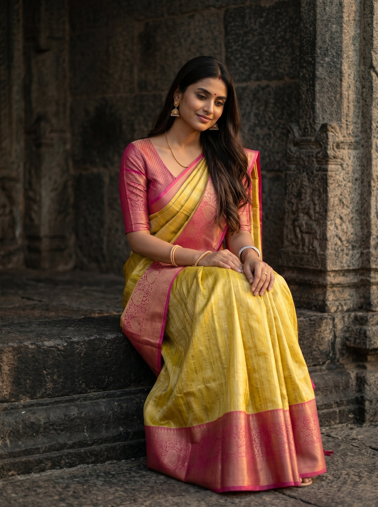 MIMOSA Saree Saree — pose 8 styling detail