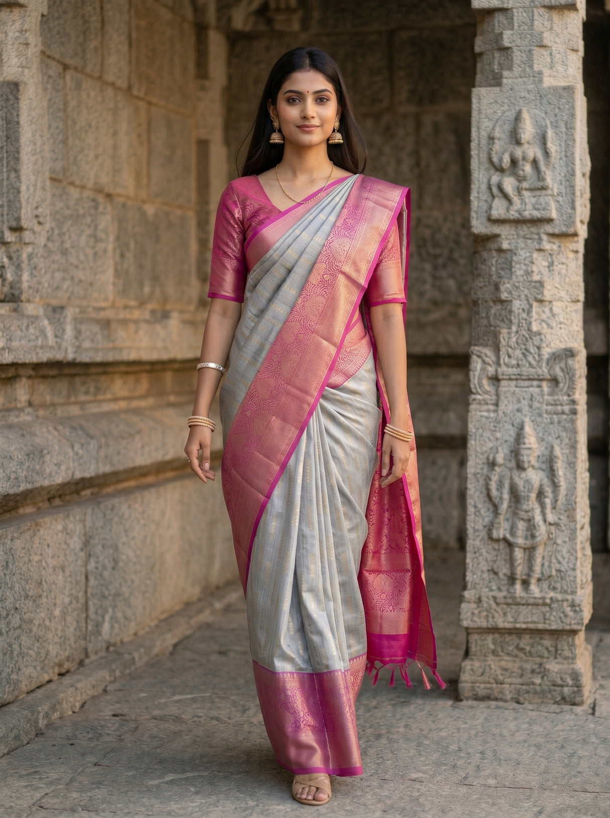 MIMOSA Saree Saree — pose 6 styling detail