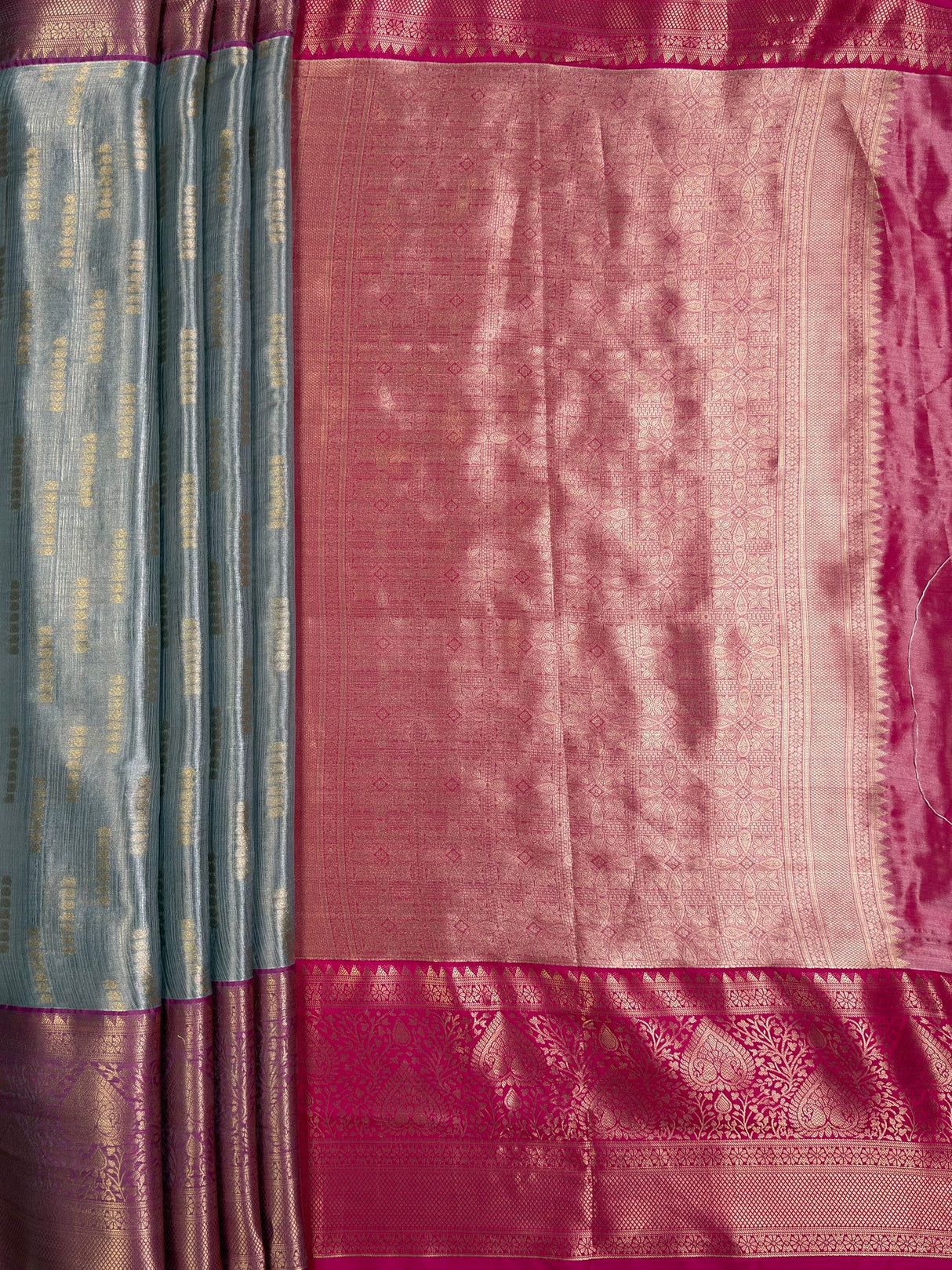 MIMOSA Saree Saree — pallu and zari work detail