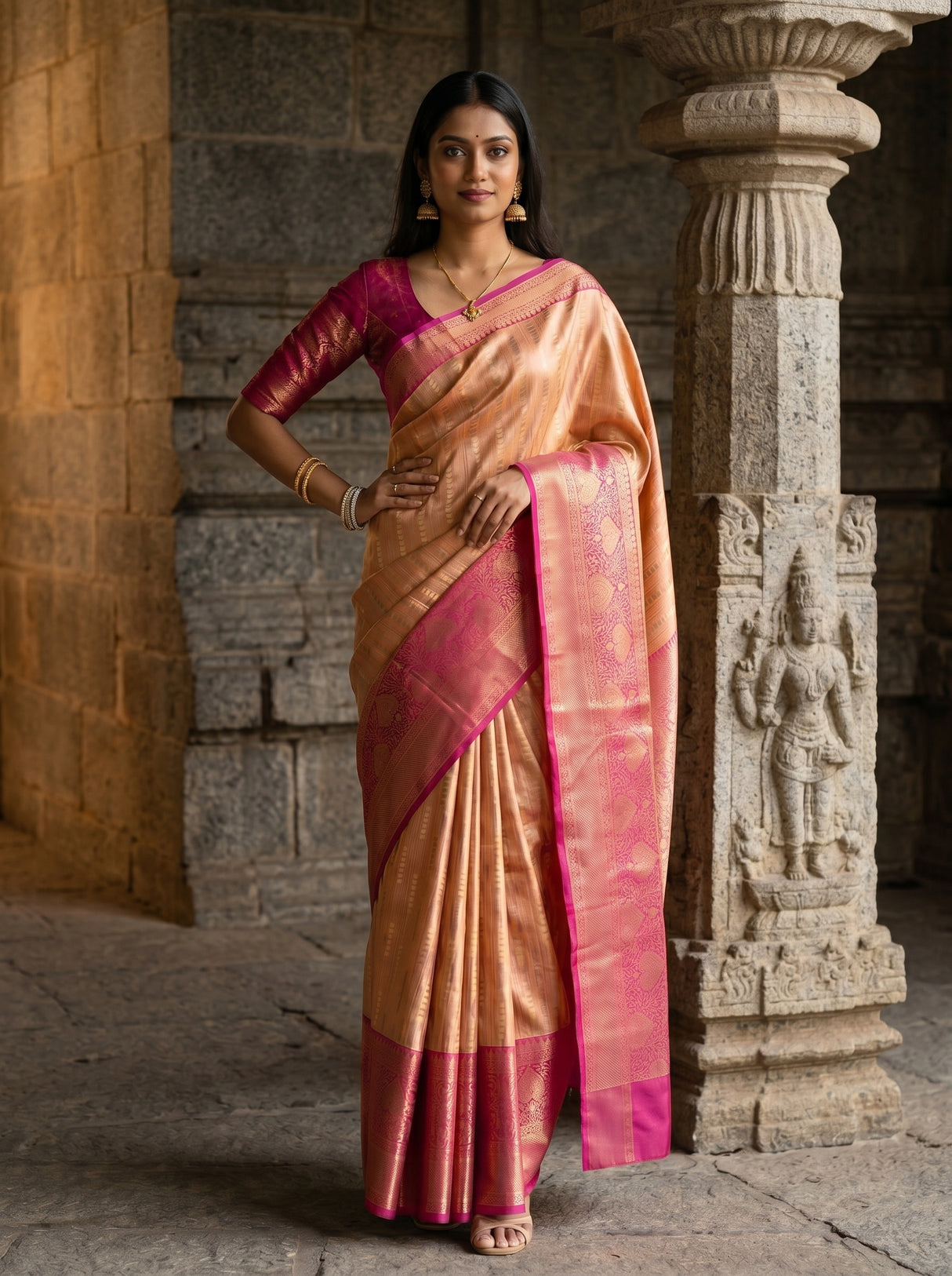 MIMOSA Saree Saree — pose 4 styling detail