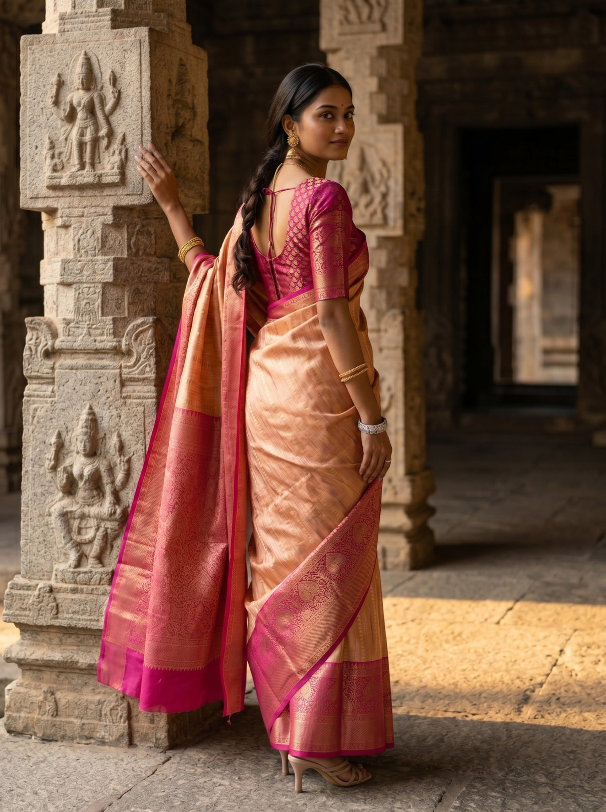 MIMOSA Saree Saree — pose 7 styling detail